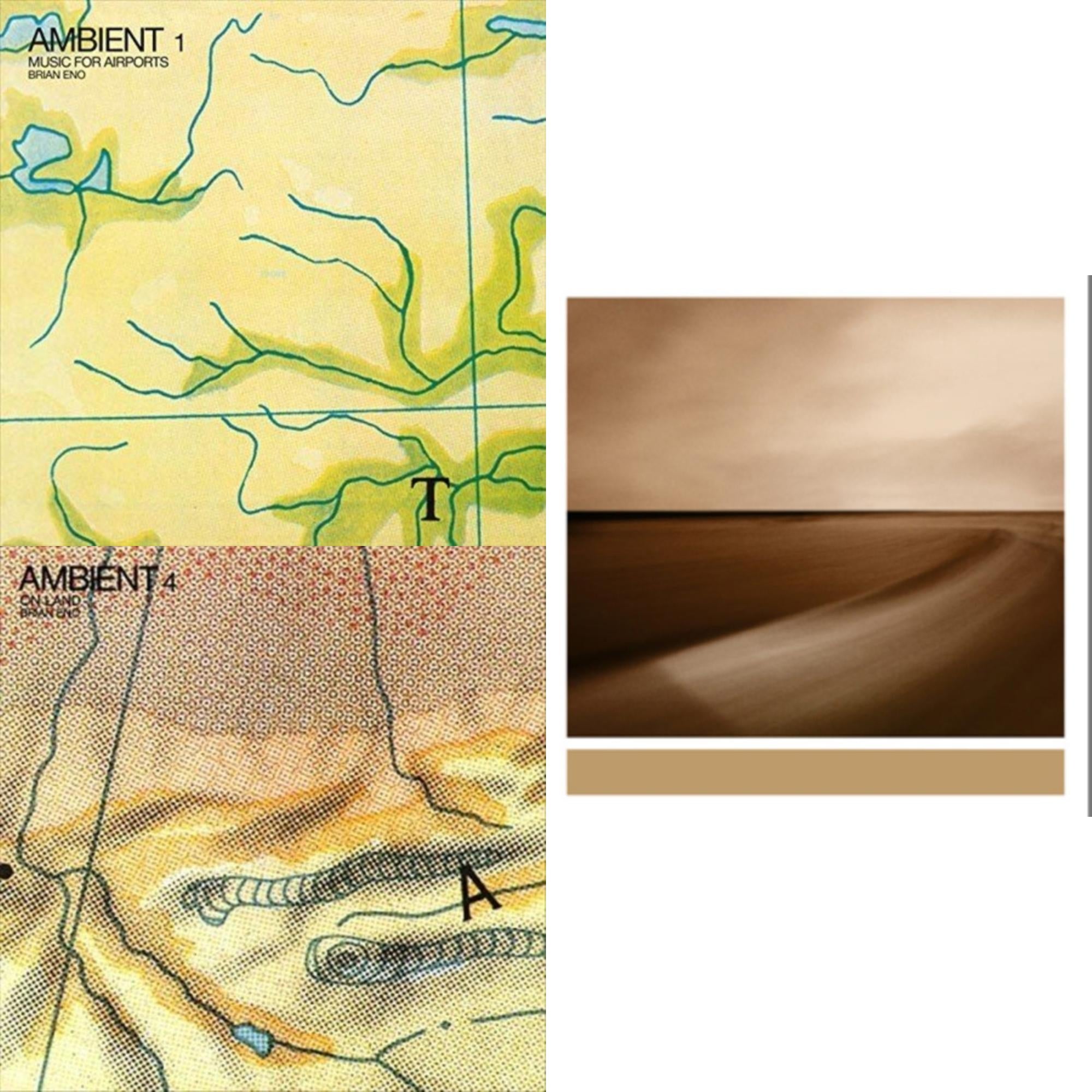 Ambient 1: Music For Airports & Ambient 4: On Land & Small Craft On A Milk Sea (2LP/Dl Card)