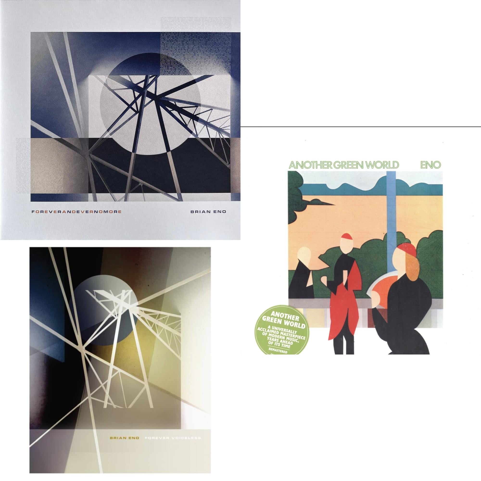 Foreverandevernomore & Forever Voiceless (Crystal Clear LP Vinyl) & Another Green World (140G/2017 Master)