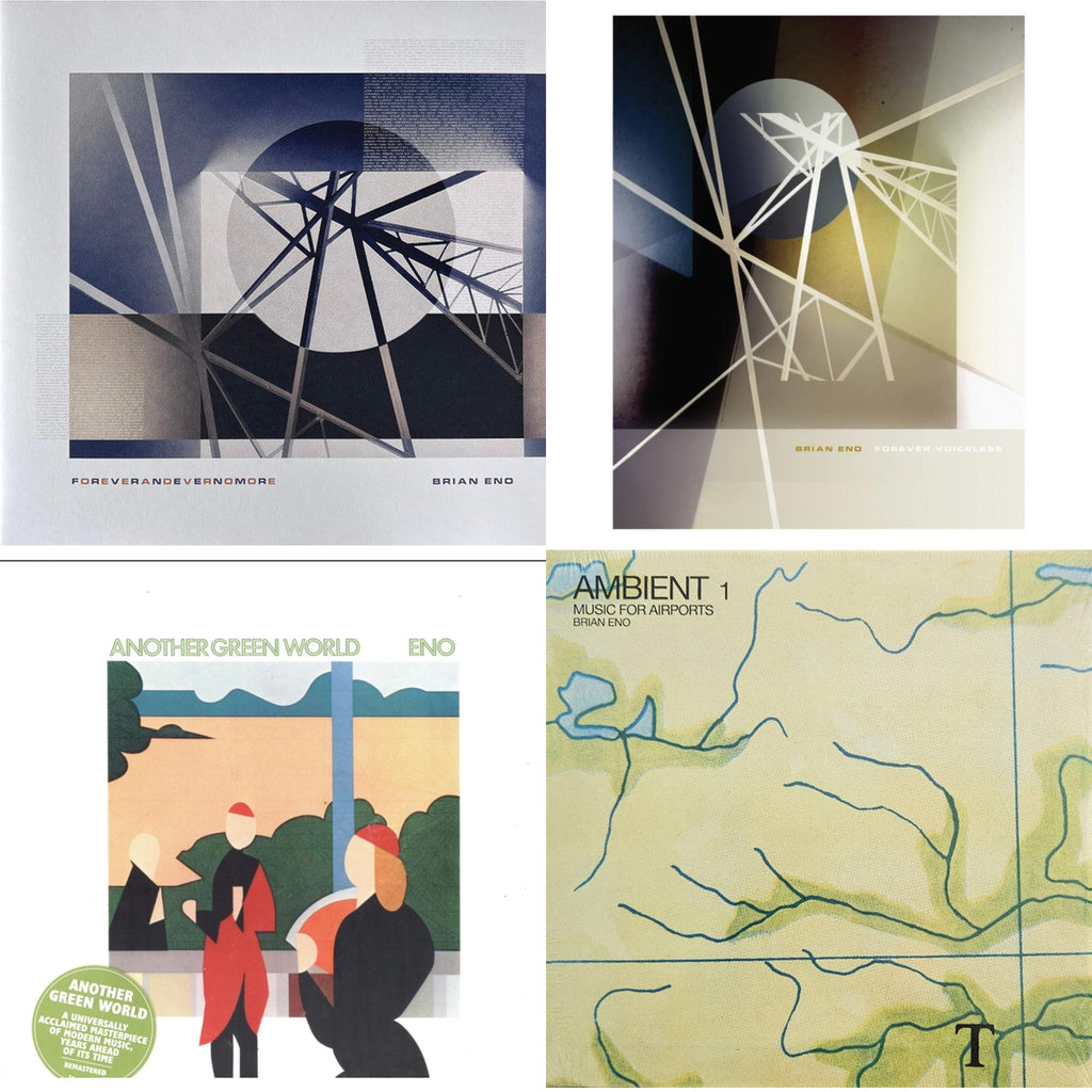 Foreverandevernomore & Forever Voiceless (Crystal Clear LP Vinyl) & Another Green World (140G/2017 Master) & Ambient 1: Music For Airports