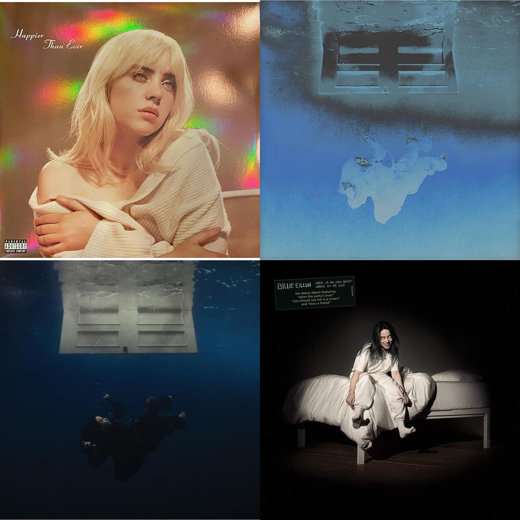 Happier Than Ever (2LP/Recycled Vinyl/Rainbow Foil Jacket) (Rsd) & Hit Me Hard & Soft (Isolated Vocals) (Cream White LP Vinyl) & Hit Me Hard & Soft (Anniversary Edition/Blue & Orange Splatter LP Vinyl)