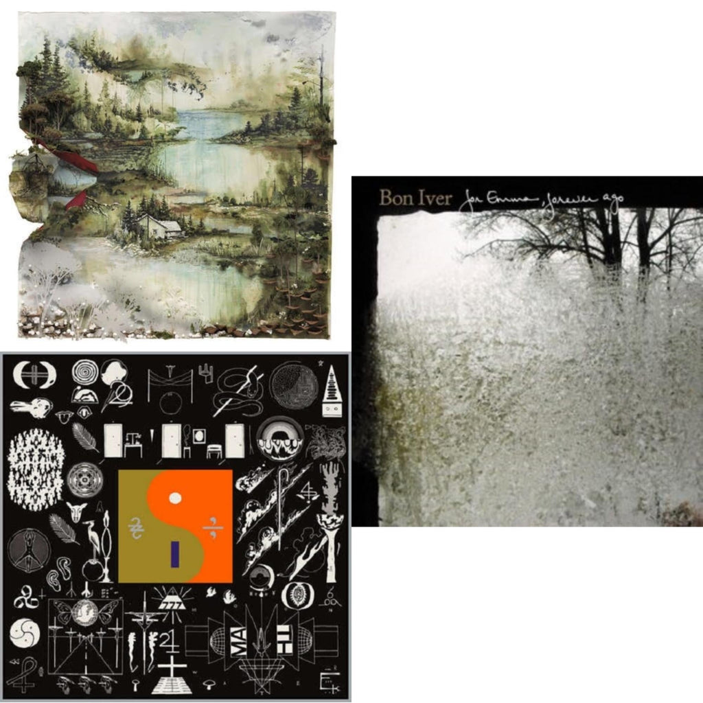 Bon Iver - For Emma Forever Ago & Bon Iver & 22 A Million - LP Vinyl Bundle