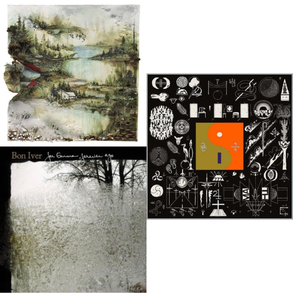 Bon Iver - For Emma Forever Ago & Bon Iver & 22 A Million - LP Vinyl Bundle