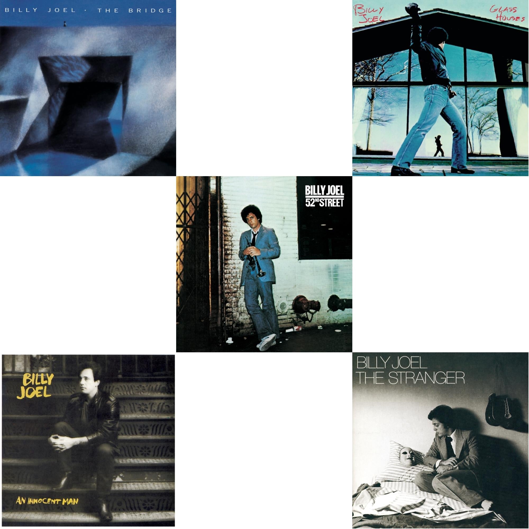 Bridge & An Innocent Man & 52Nd Street & Glass Houses & Stranger