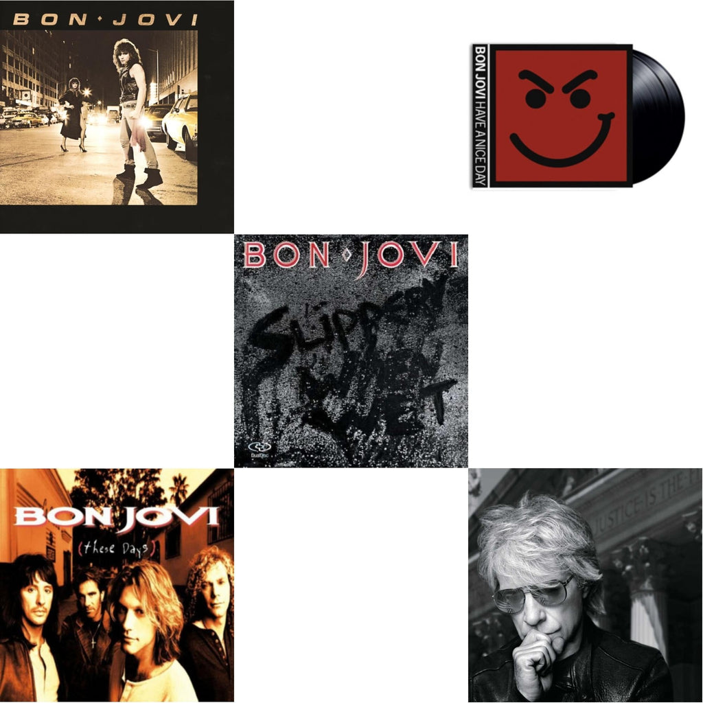 2020 (2LP/Gold Vinyl) & Bon Jovi (180G) & Slippery When Wet (180G) & These Days (180G) & Have A Niceday (180G)