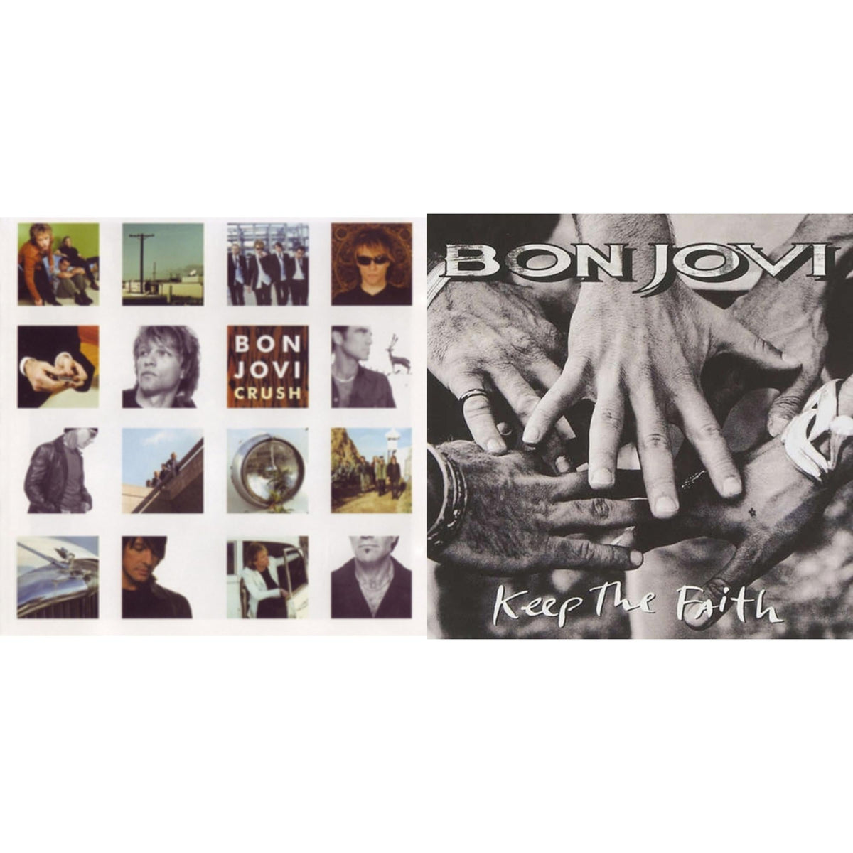 This is a 2 LP Vinyl SKU bundle.
1.This LP Vinyl is brand new.Format: LP VinylMusic Style: Hard RockThis item's title is: Crush (180G)Artist: Bon JoviLabel: ISLAND/UMEBarcode: 602547029942Release Date: 11/4/2016
2.This LP Vinyl is brand new.