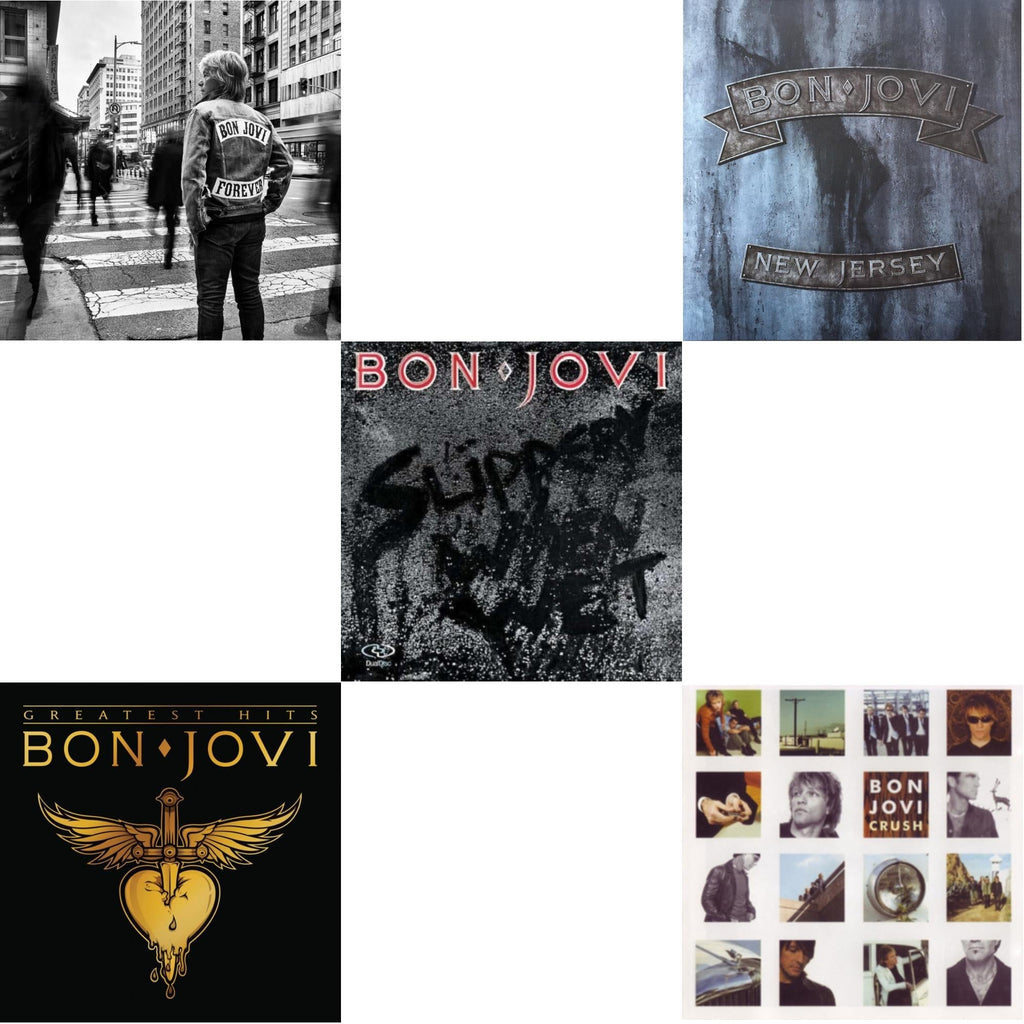 Forever & Greatest Hits (2LP) & Slippery When Wet (180G) & New Jersey (180G) & Crush (180G)