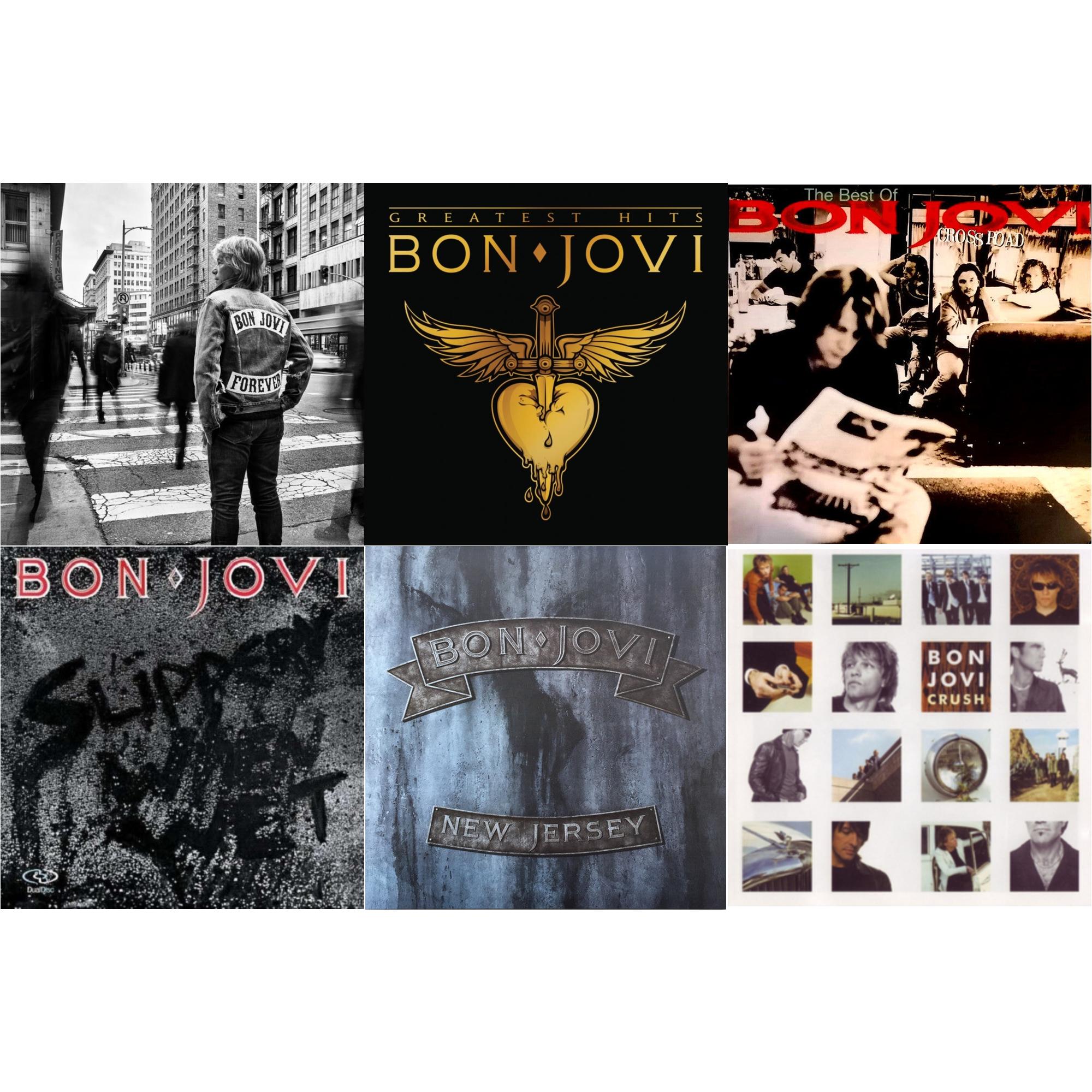 Forever & Greatest Hits (2LP) & Cross Road (2LP) & Slippery When Wet (180G) & New Jersey (180G) & Crush (180G)