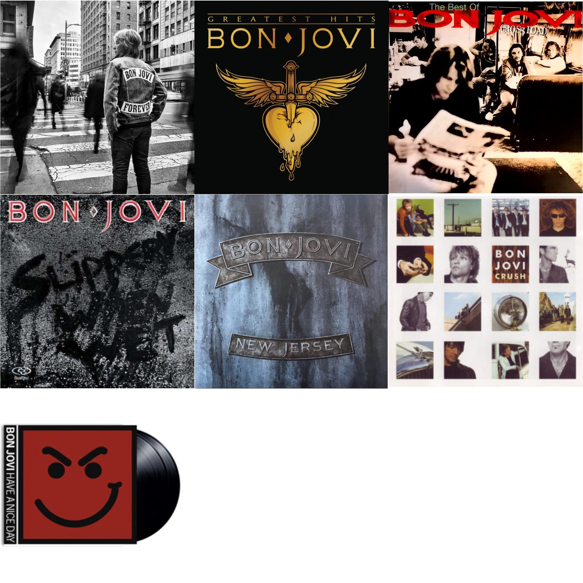 Forever & Greatest Hits (2LP) & Cross Road (2LP) & Slippery When Wet (180G) & New Jersey (180G) & Crush (180G) & Have A Niceday (180G)