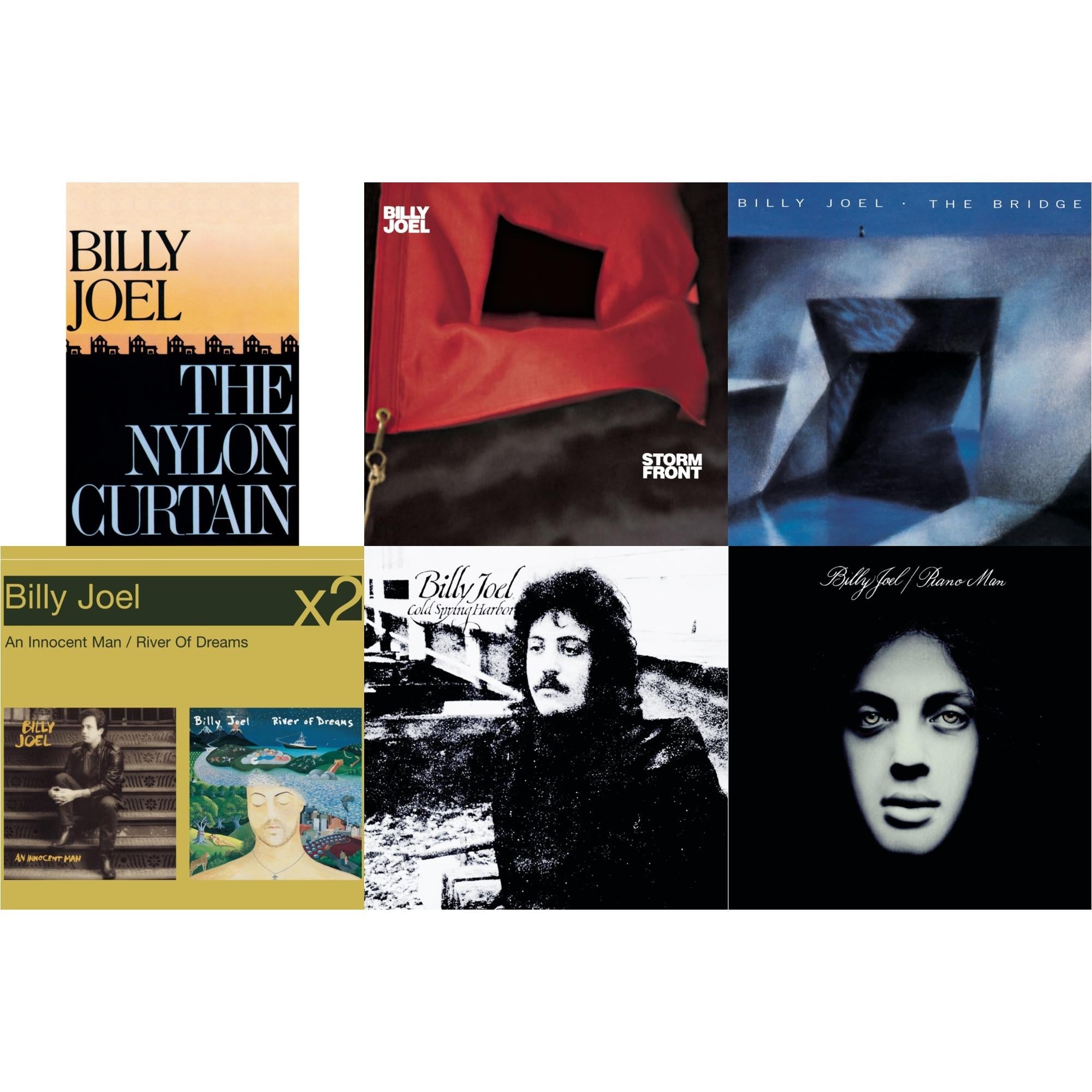 Nylon Curtain & Stormfront & Bridge & River Of Dreams & Cold Spring Harbor & Piano Man