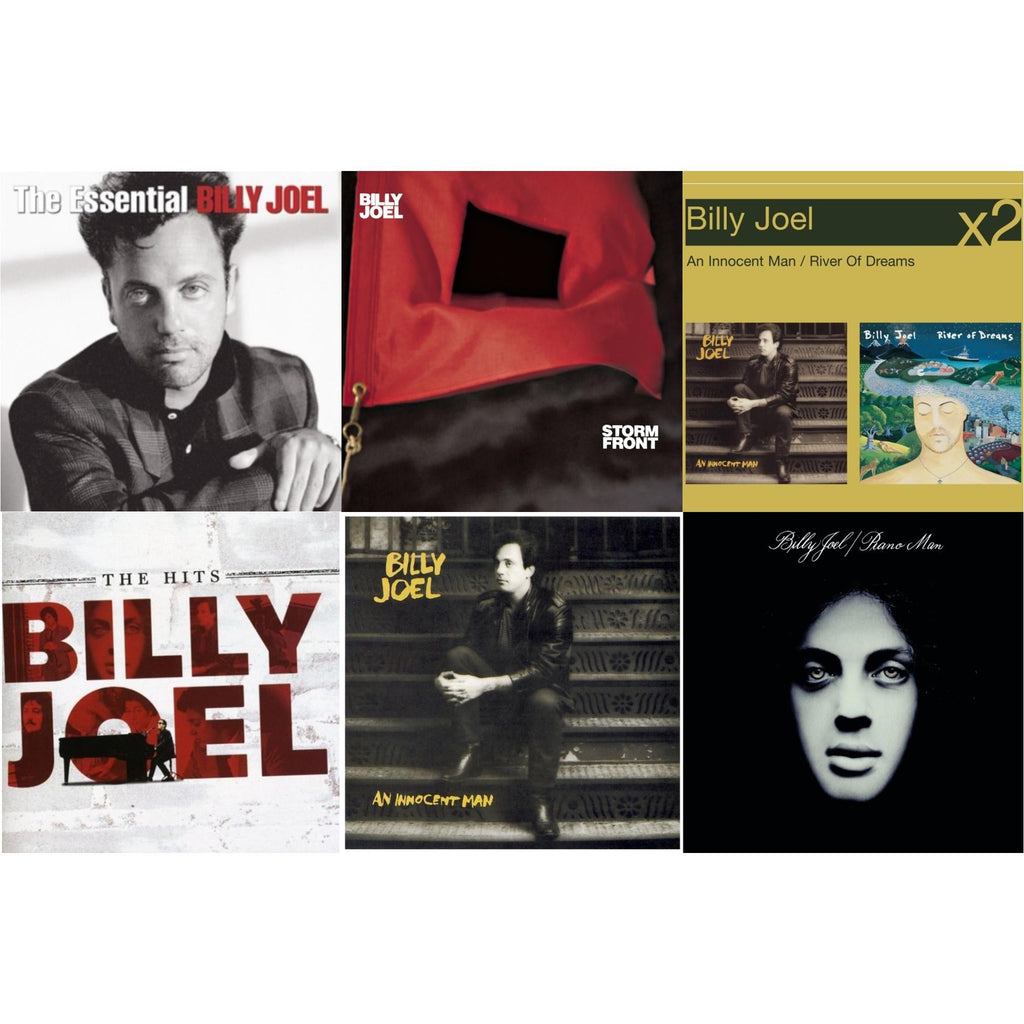 Essential Billy Joel & Stormfront & River Of Dreams & Hits & An Innocent Man & Piano Man