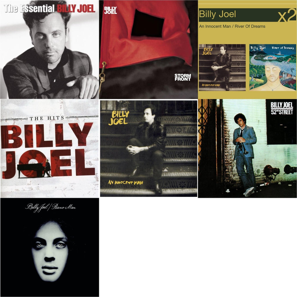 Essential Billy Joel & Stormfront & River Of Dreams & Hits & An Innocent Man & 52Nd Street & Piano Man