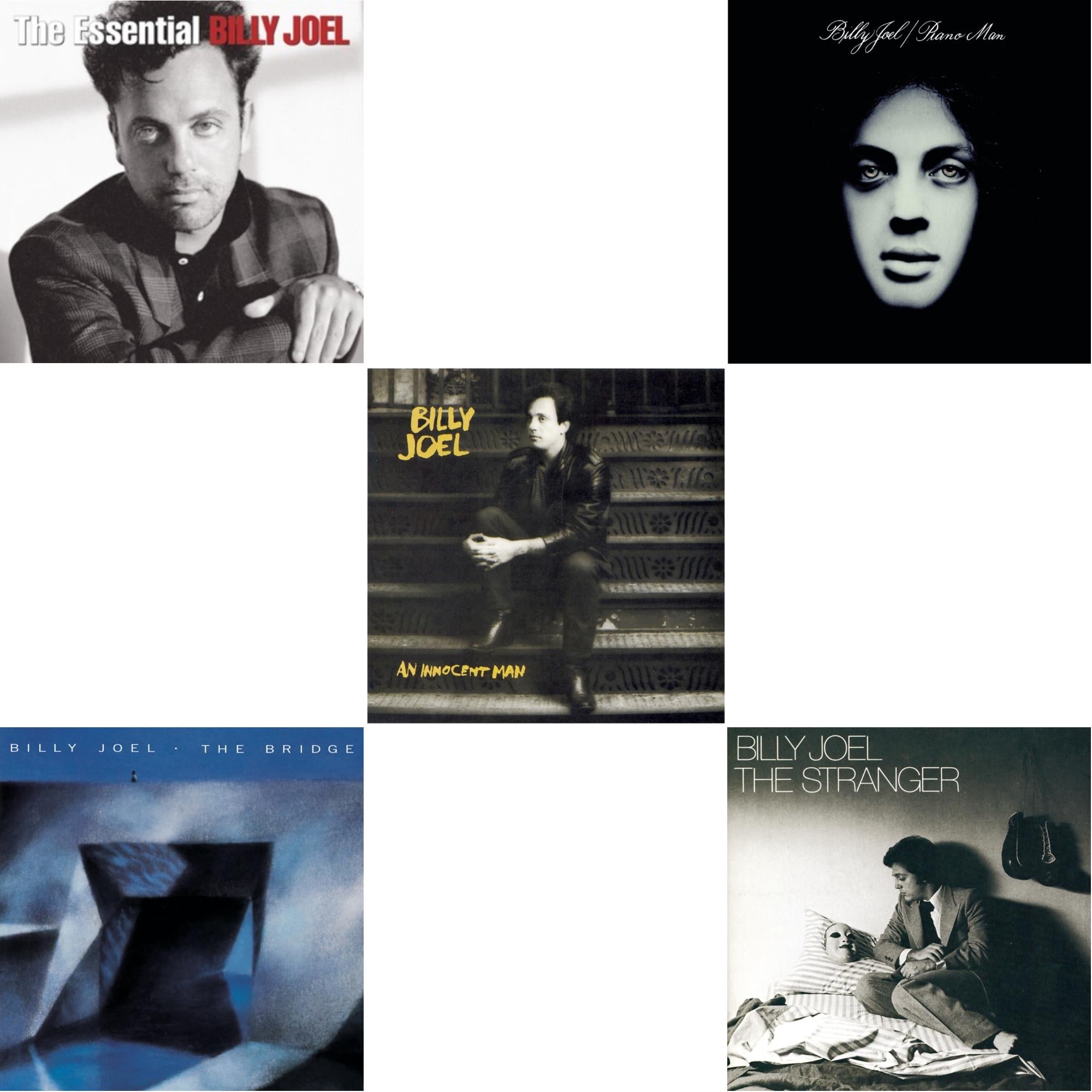 Essential Billy Joel & Bridge & An Innocent Man & Piano Man & Stranger