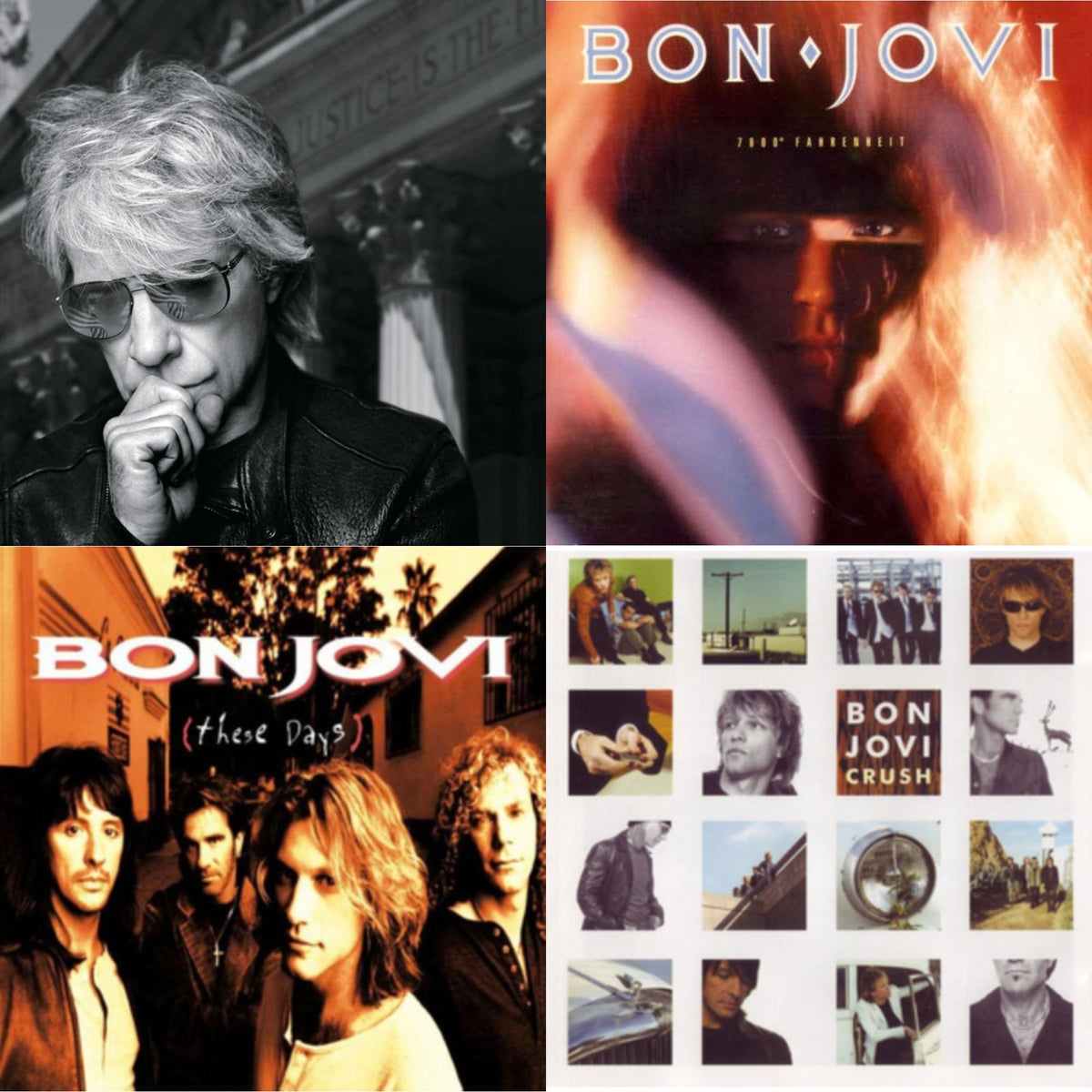 2020 (2LP/Gold Vinyl) & 7800º Fahrenheit (180G) & These Days (180G) & Crush (180G)