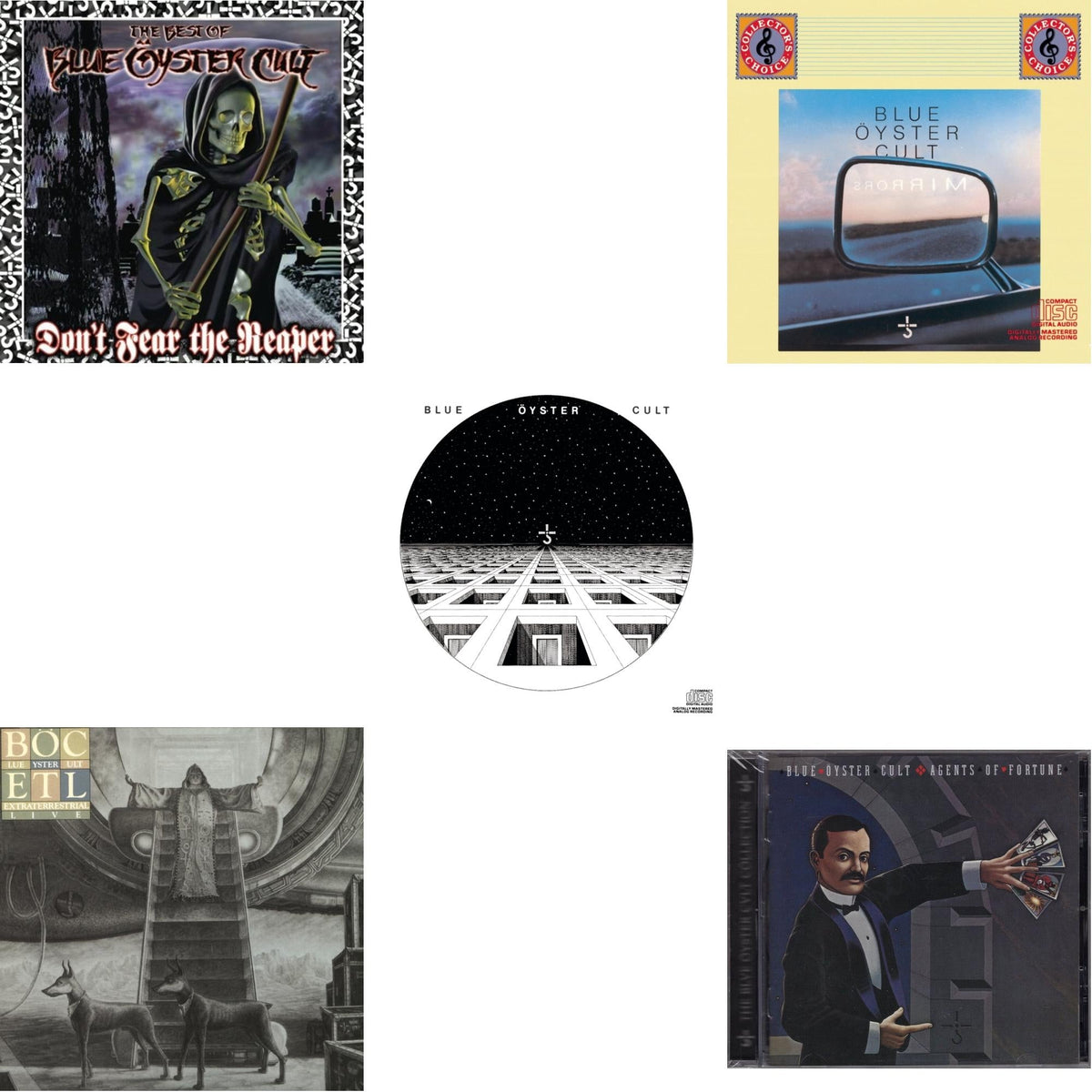 Don't Fear The Reaper: Best Of Blue Oyster Cult & Extraterrestrial Live & Blue Oyster Cult & Mirrors & Agents Of Fortune