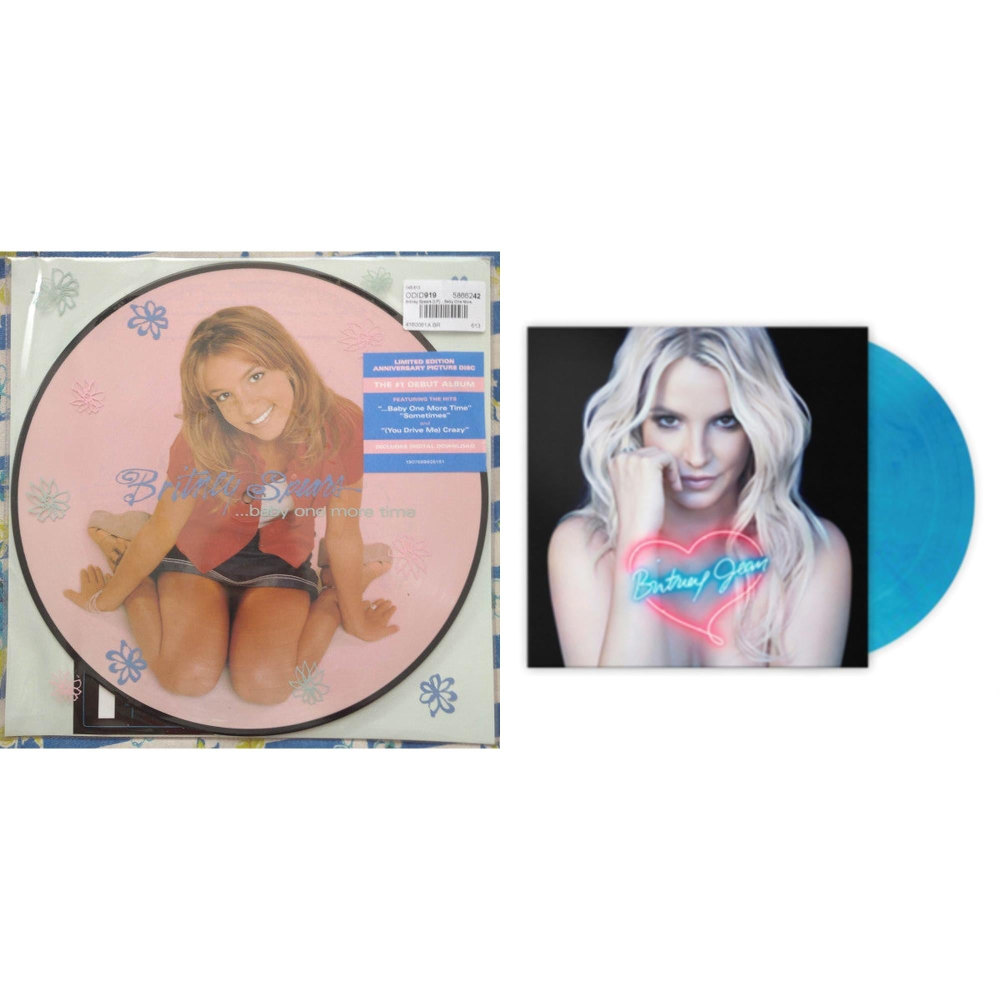 Baby One More Time (Picture Disc/140G/Dl Code) & Britney Jean (Blue Marbled LP Vinyl/Import)
