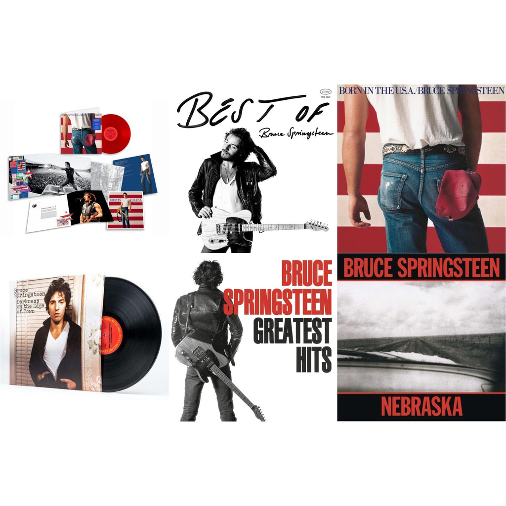 This is a 6 LP Vinyl SKU bundle.
1.This LP Vinyl is brand new.Format: LP VinylThis item's title is: Born In The U.S.A. (40Th Anniversary Edition/Red LP Vinyl)Artist: Bruce SpringsteenBarcode: 196588751615Release Date: 6/14/2024
2.This LP Vinyl is brand new.