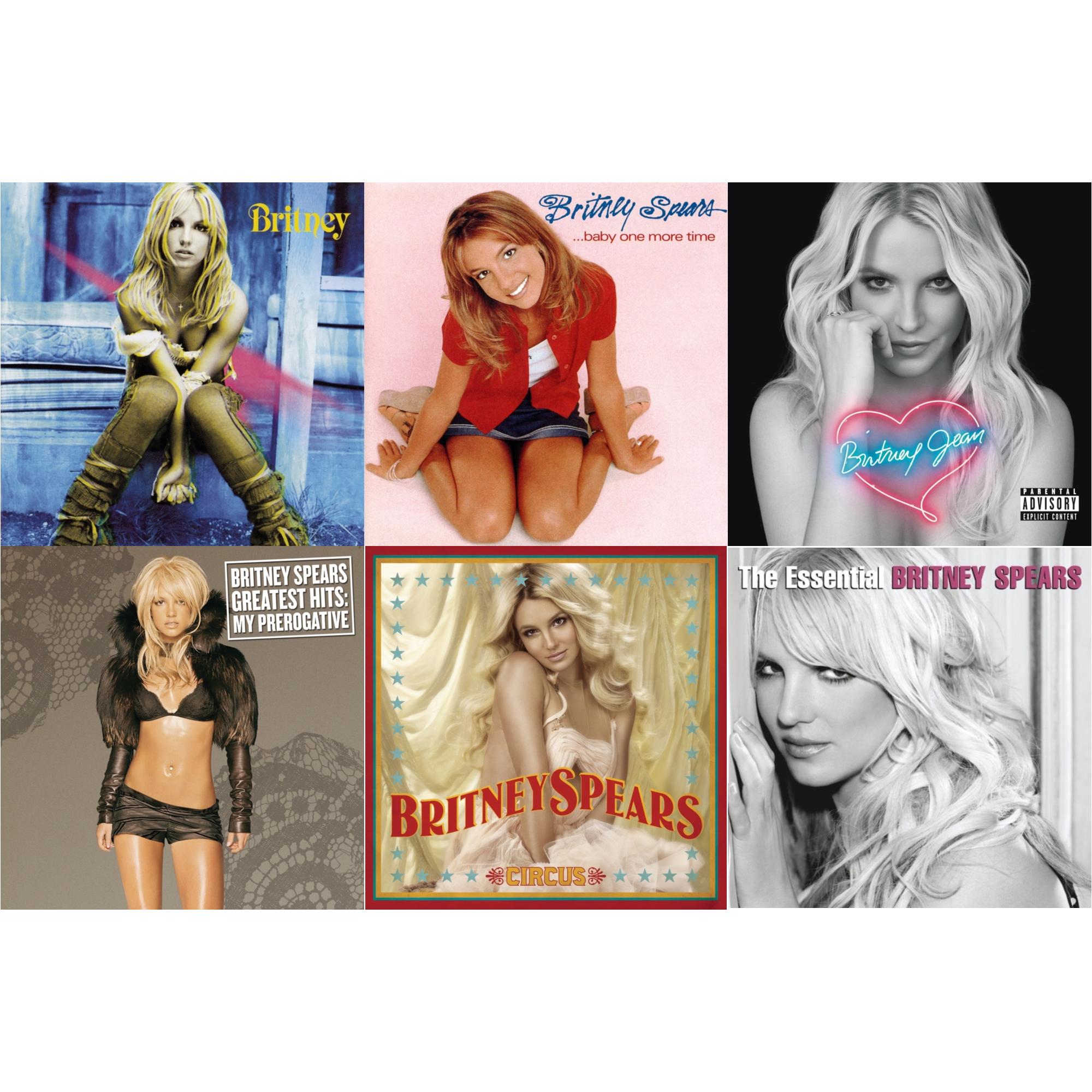 Britney & Baby One More Time & Britney Jean & Greatest Hits: My Prerogative & Circus & Essential Britney Spears