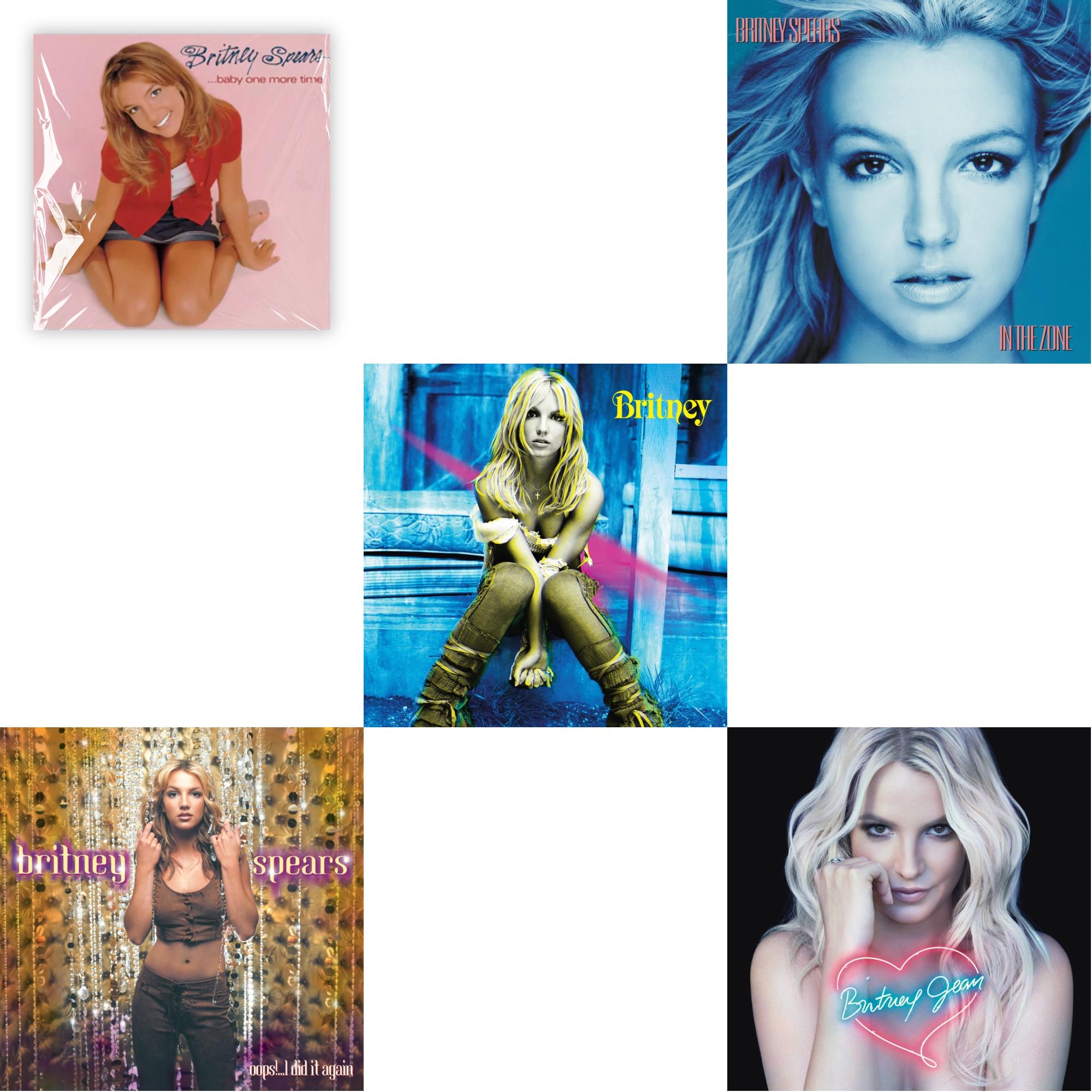 Baby One More Time & Oops!... I Did It Again & Britney & In The Zone & Britney Jean