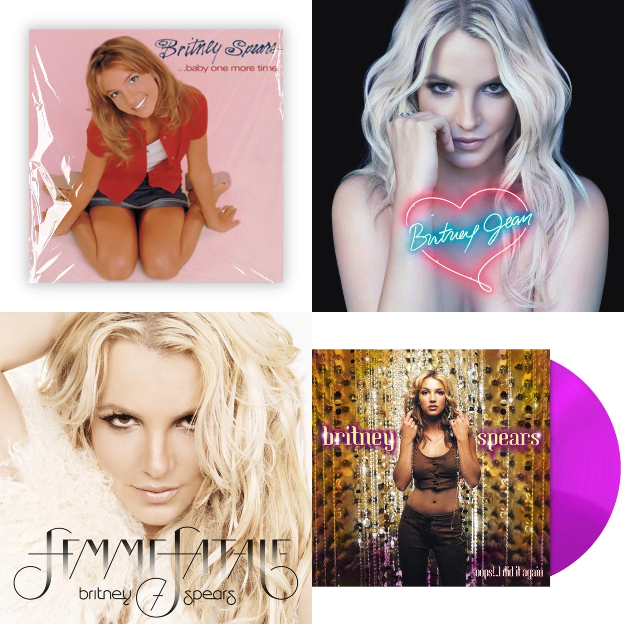 Baby One More Time & Britney Jean & Femme Fatale & Oops! I Did It Again (Purple LP Vinyl/Import)