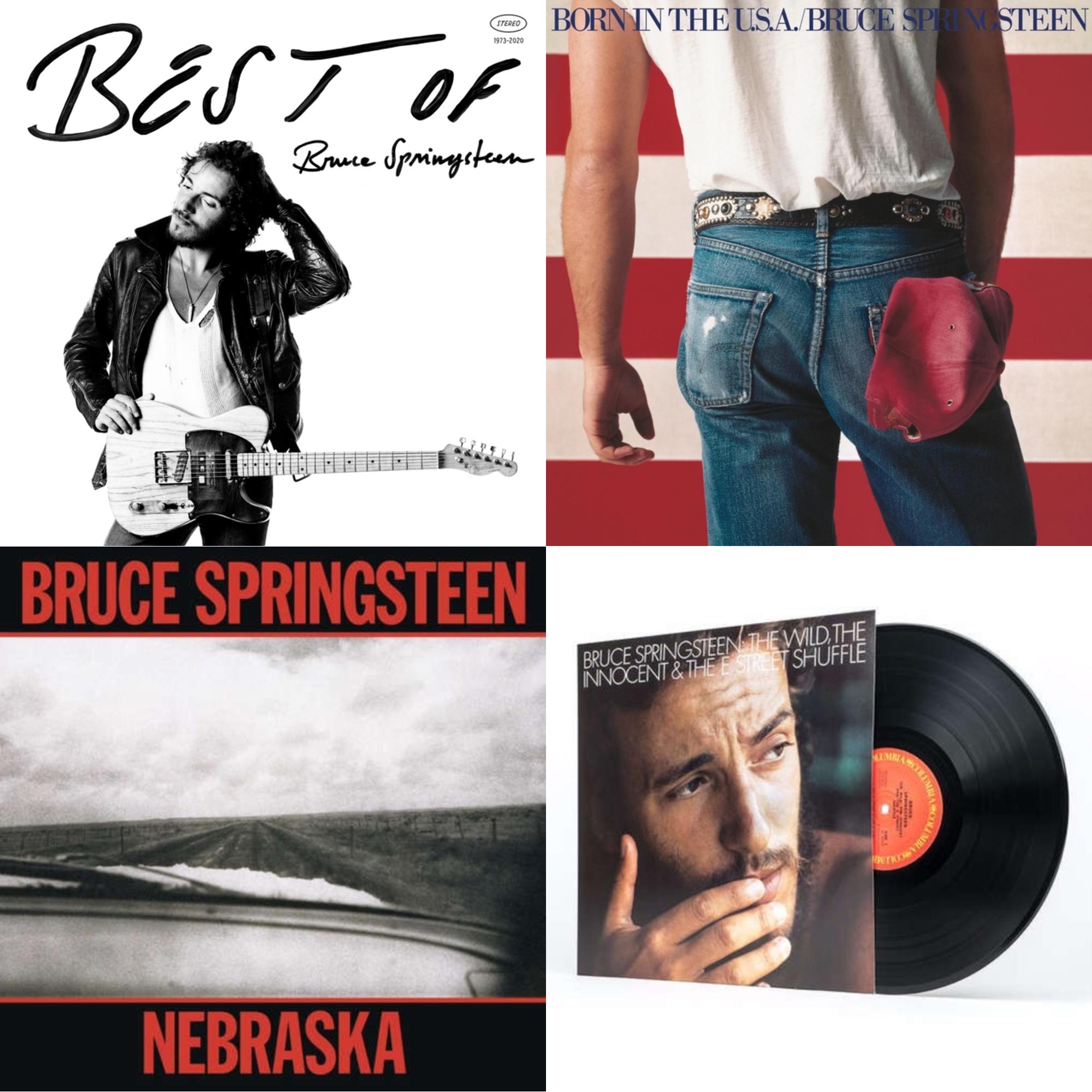 Best Of Bruce Springsteen (2LP) & Wild The Innocent & The E Street Shuffle (180G) & Nebraska (180G) & Born In The U.S.A. (180G)