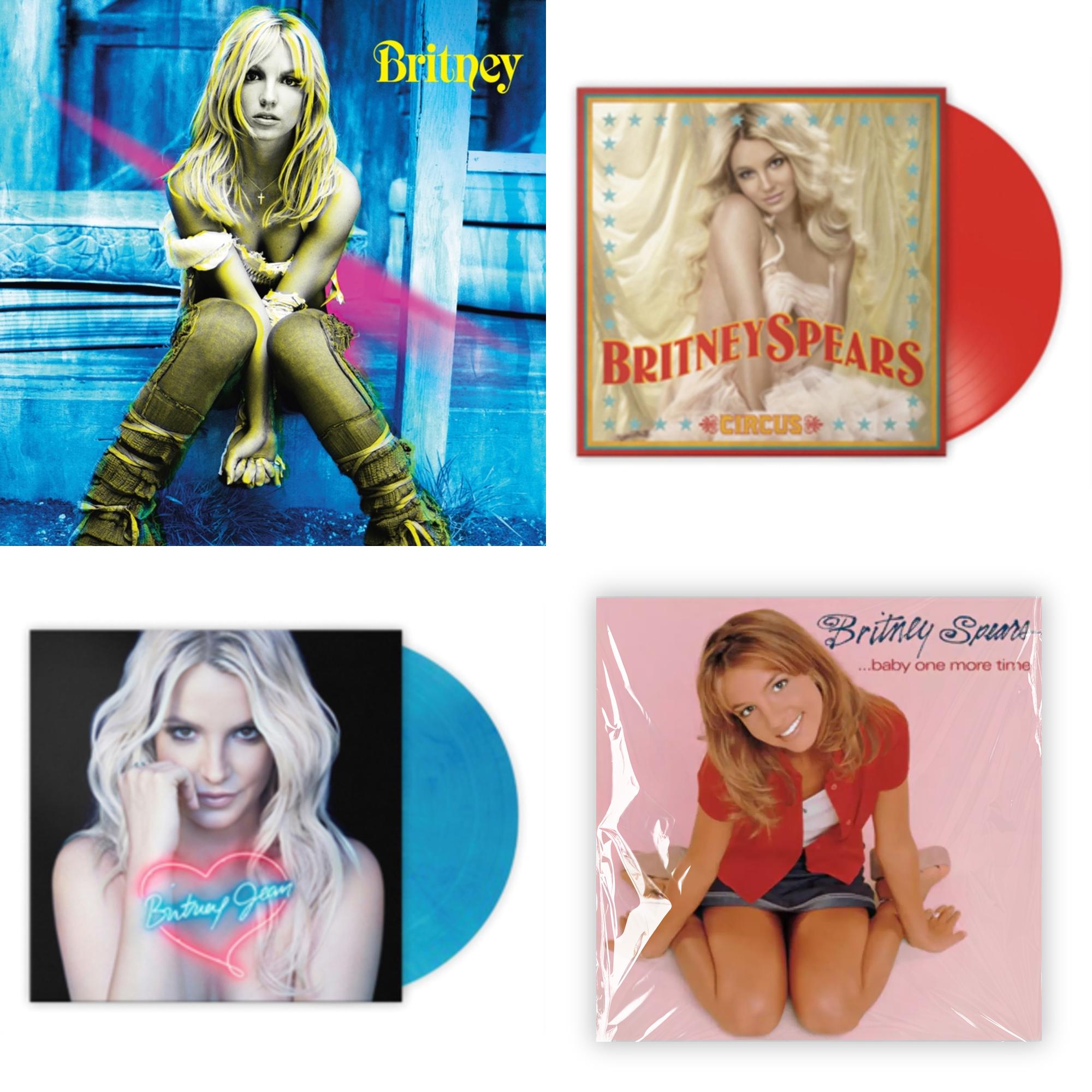 Baby One More Time & Britney & Circus (Red LP Vinyl/Import) & Britney Jean (Blue Marbled LP Vinyl/Import)