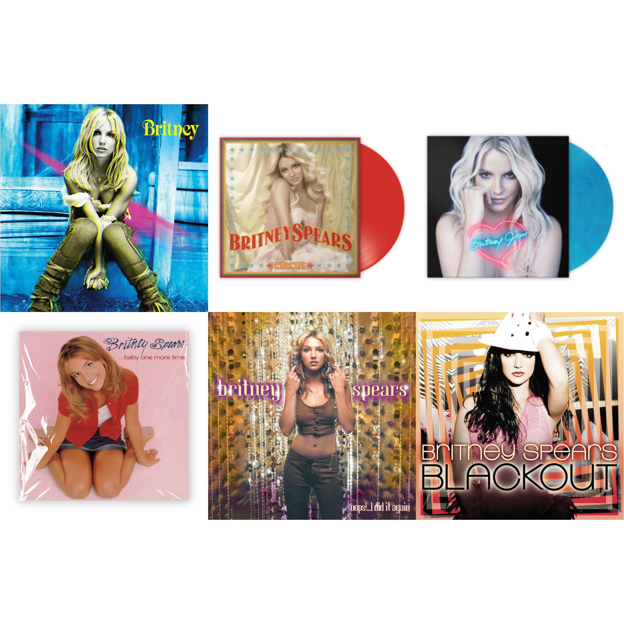 Baby One More Time & Oops!... I Did It Again & Britney & Blackout & Circus (Red LP Vinyl/Import) & Britney Jean (Blue Marbled LP Vinyl/Import)