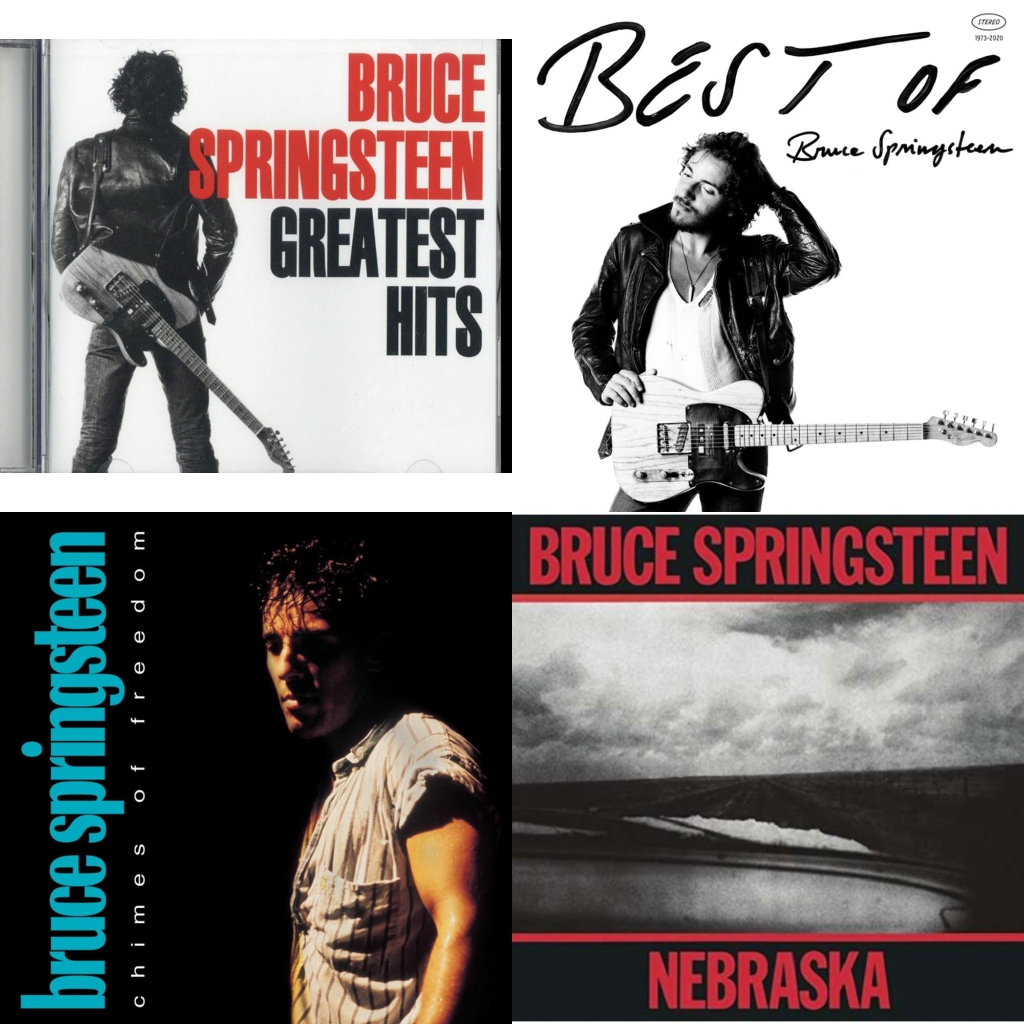 Greatest Hits & Best Of Bruce Springsteen & Chimes Of Freedom & Nebraska