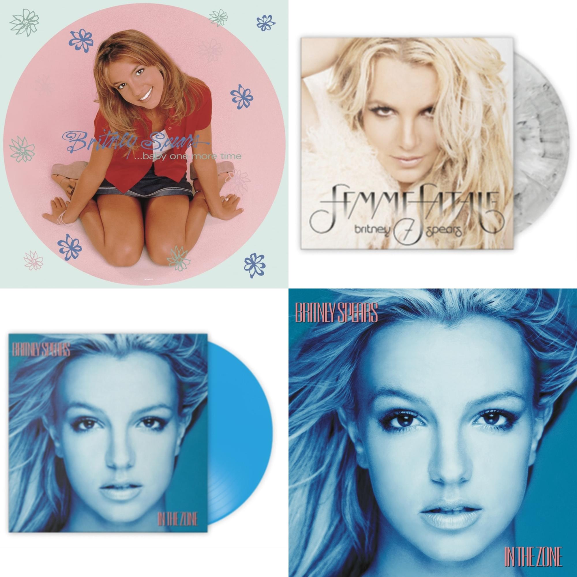 Baby One More Time (Picture Disc/140G/Dl Code) & In The Zone & In The Zone (Blue LP Vinyl/Import) & Femme Fatale (Light Grey Marbled LP Vinyl/Import)