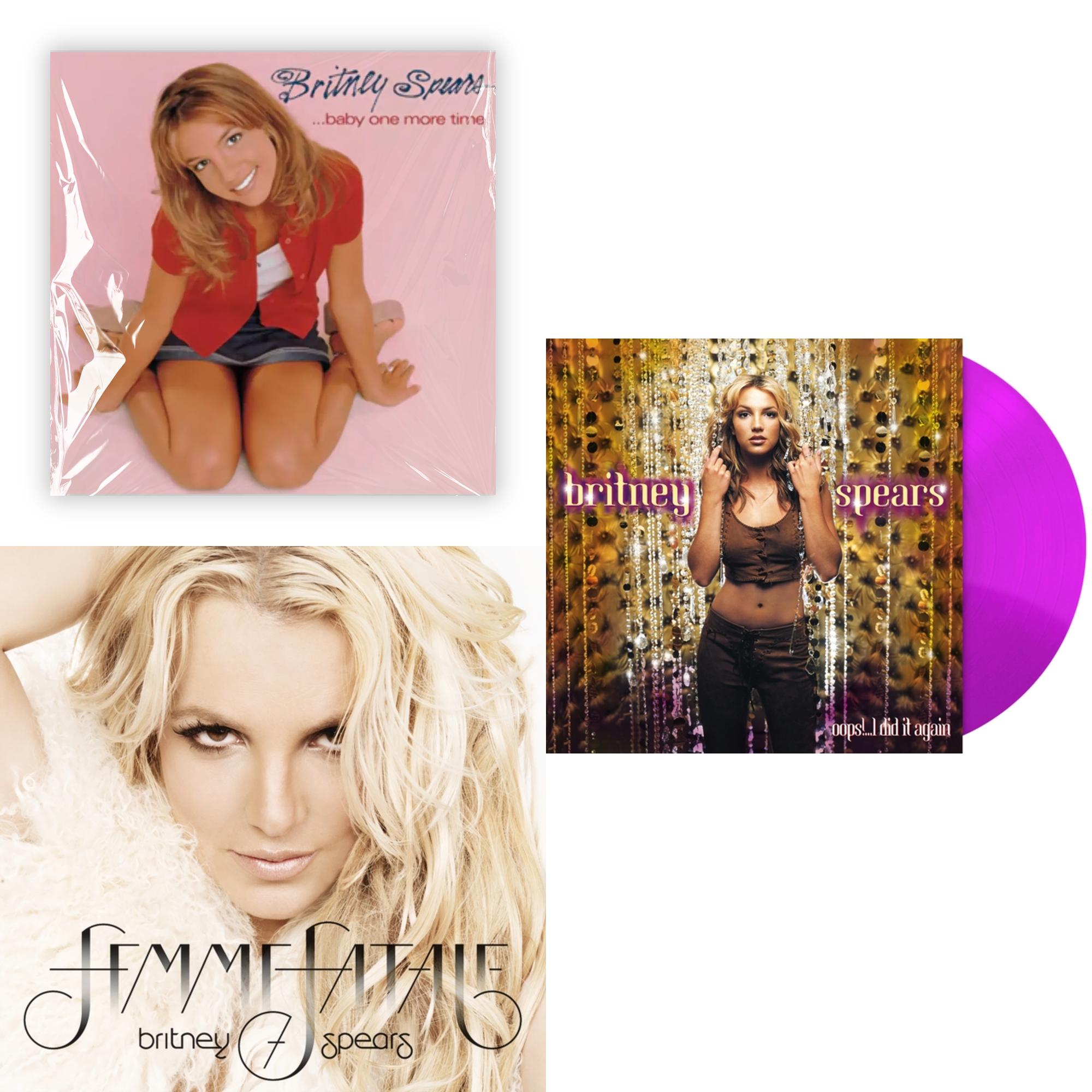 Baby One More Time & Femme Fatale & Oops! I Did It Again (Purple LP Vinyl/Import)
