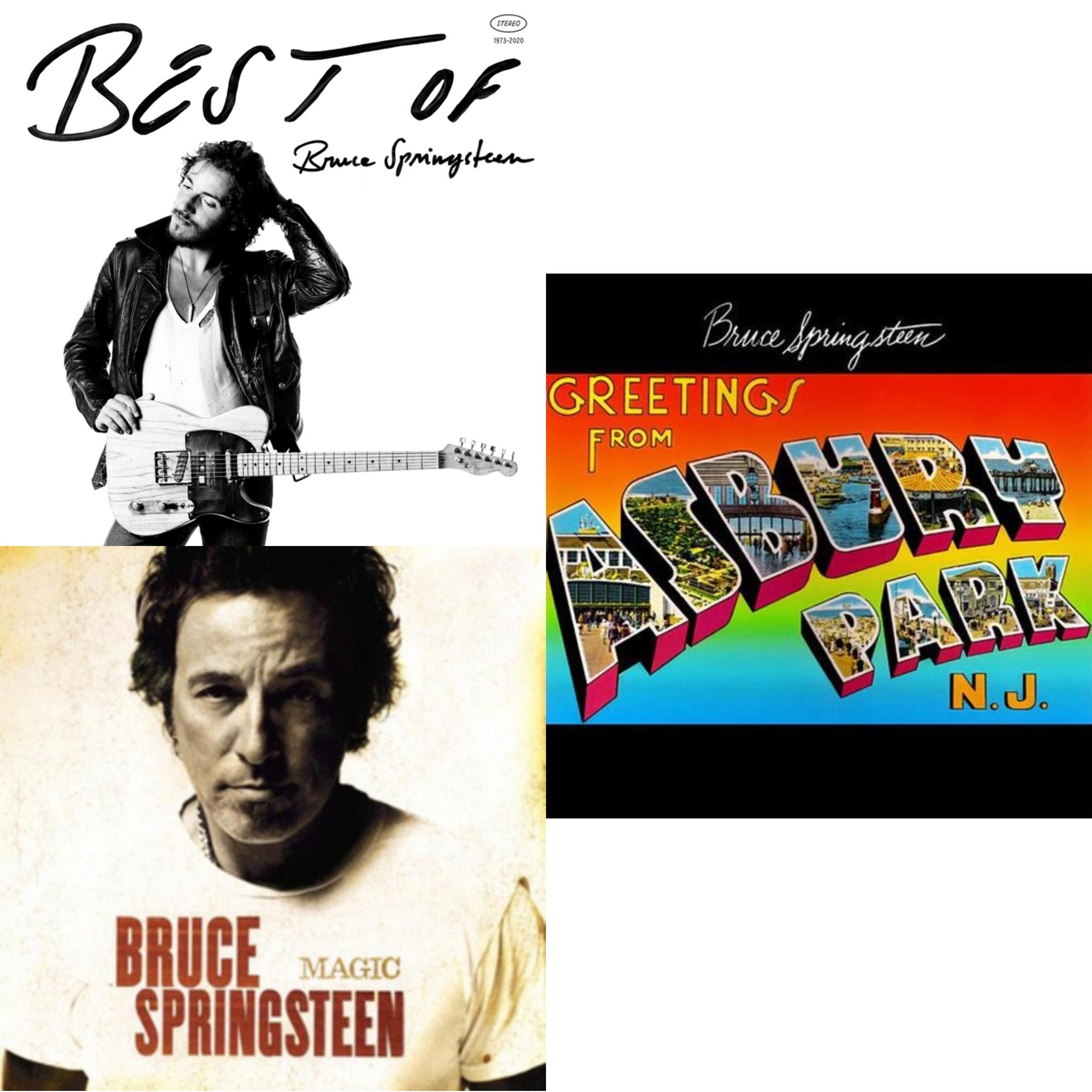 Best Of Bruce Springsteen (2LP) & Magic (180G) & Greetings From Asbury Park N.J. (180G)