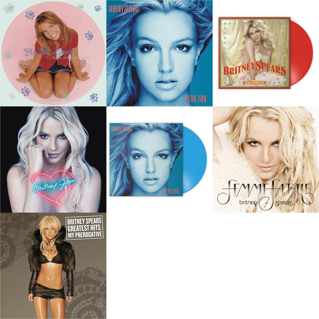 Baby One More Time (Picture Disc/140G/Dl Code) & In The Zone & Britney Jean & Femme Fatale & Greatest Hits : My Prerogative (2LP) & In The Zone (Blue LP Vinyl/Import) & Circus (Red LP Vinyl/Import)