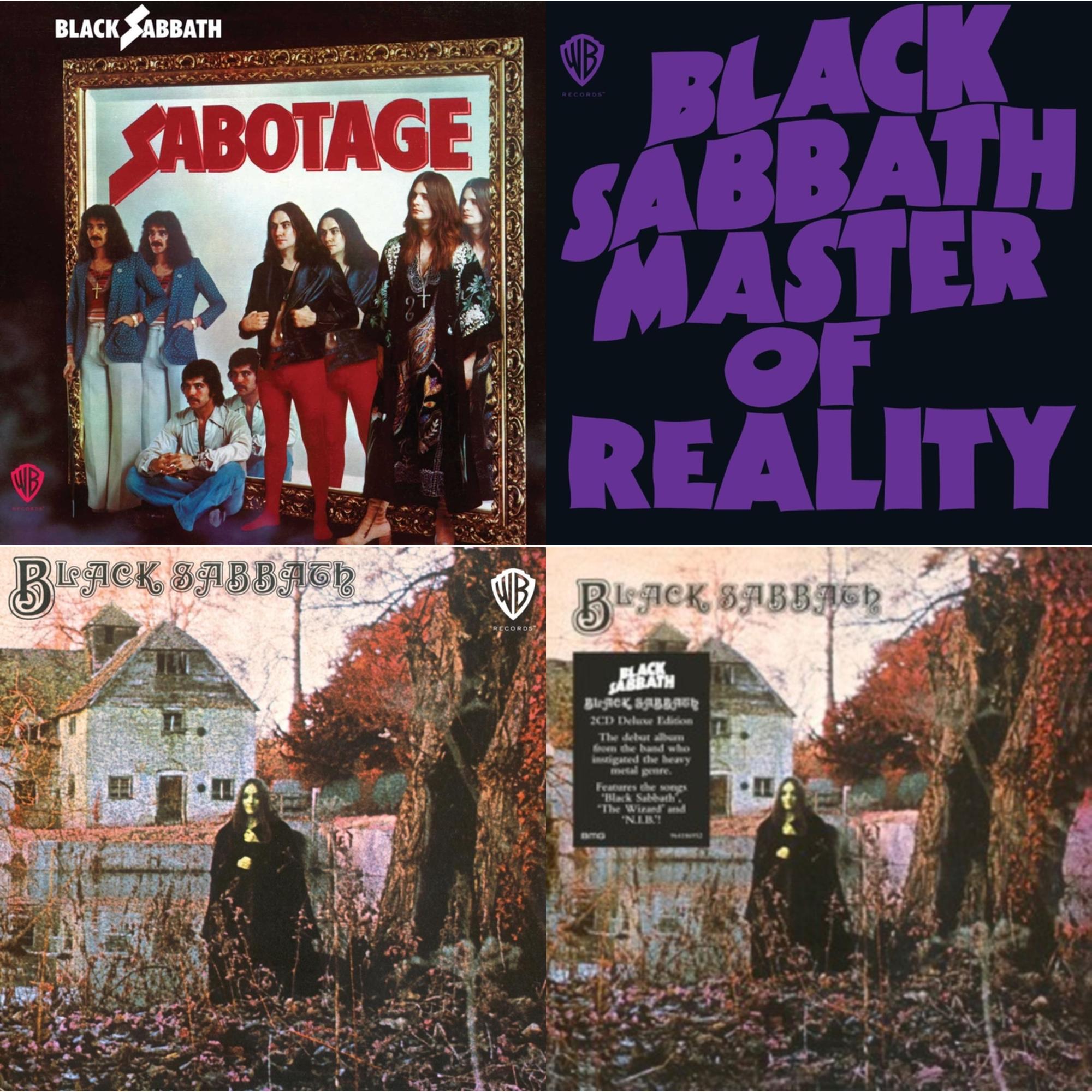 Sabotage & Master Of Reality & Black Sabbath & Black Sabbath (Deluxe Edition/2CD)