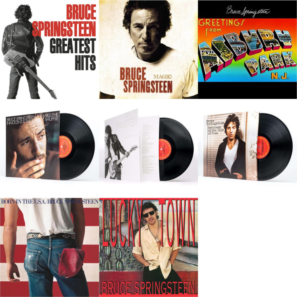 Bruce Springsteen - Greatest Hits (2 LP/150G Vinyl/Dl Code) & Magic (180G) & Greetings From Asbury Park N.J. (180G) & Wild The Innocent & The E Street Shuffle (180G) & Born To Run (180G/Gatefold) & Darkness On The Edge Of Town (180G) & Born In The