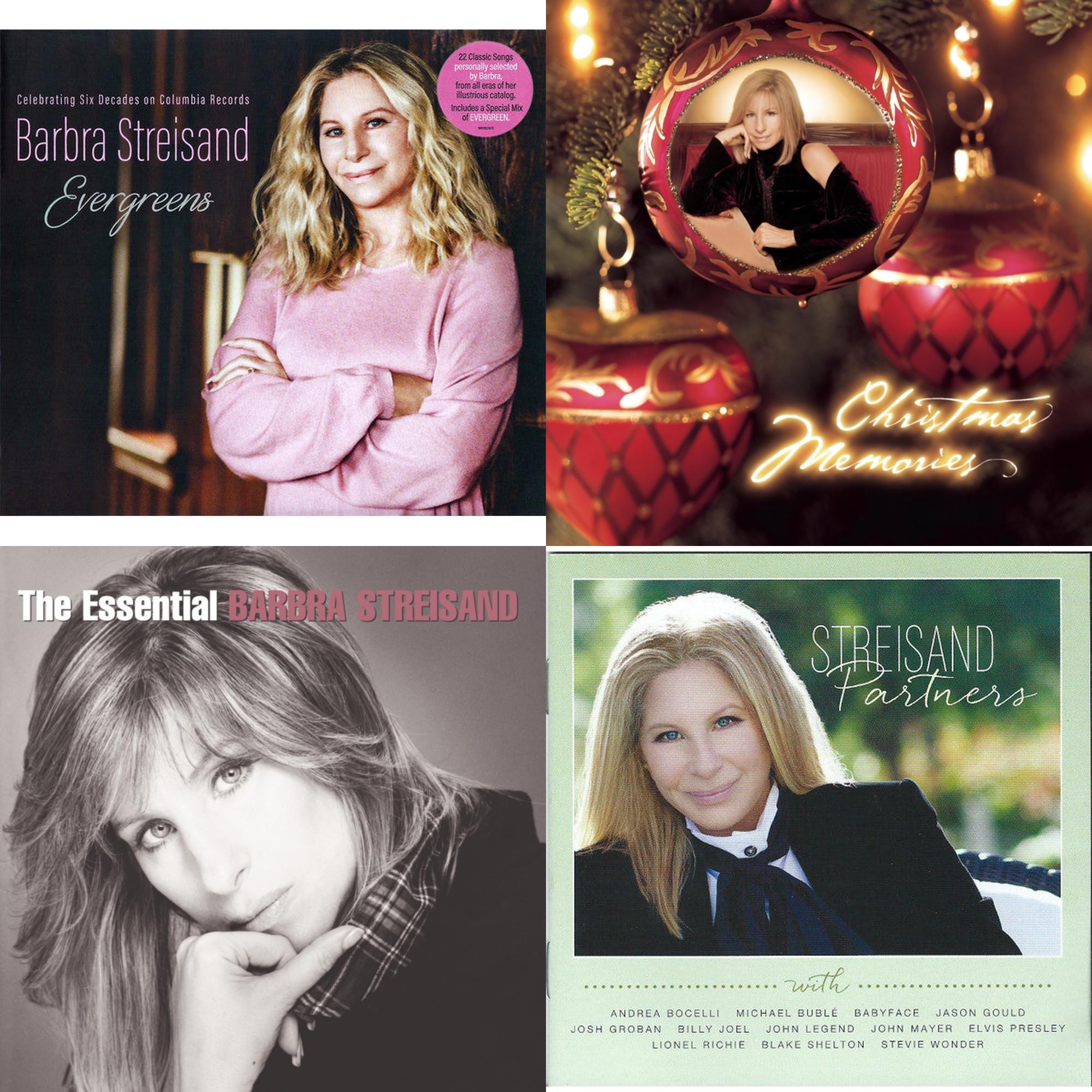 Evergreens : Celebrating Six Decades On Columbia Records & Christmas Memories & Essential Barbra Streisand & Partners
