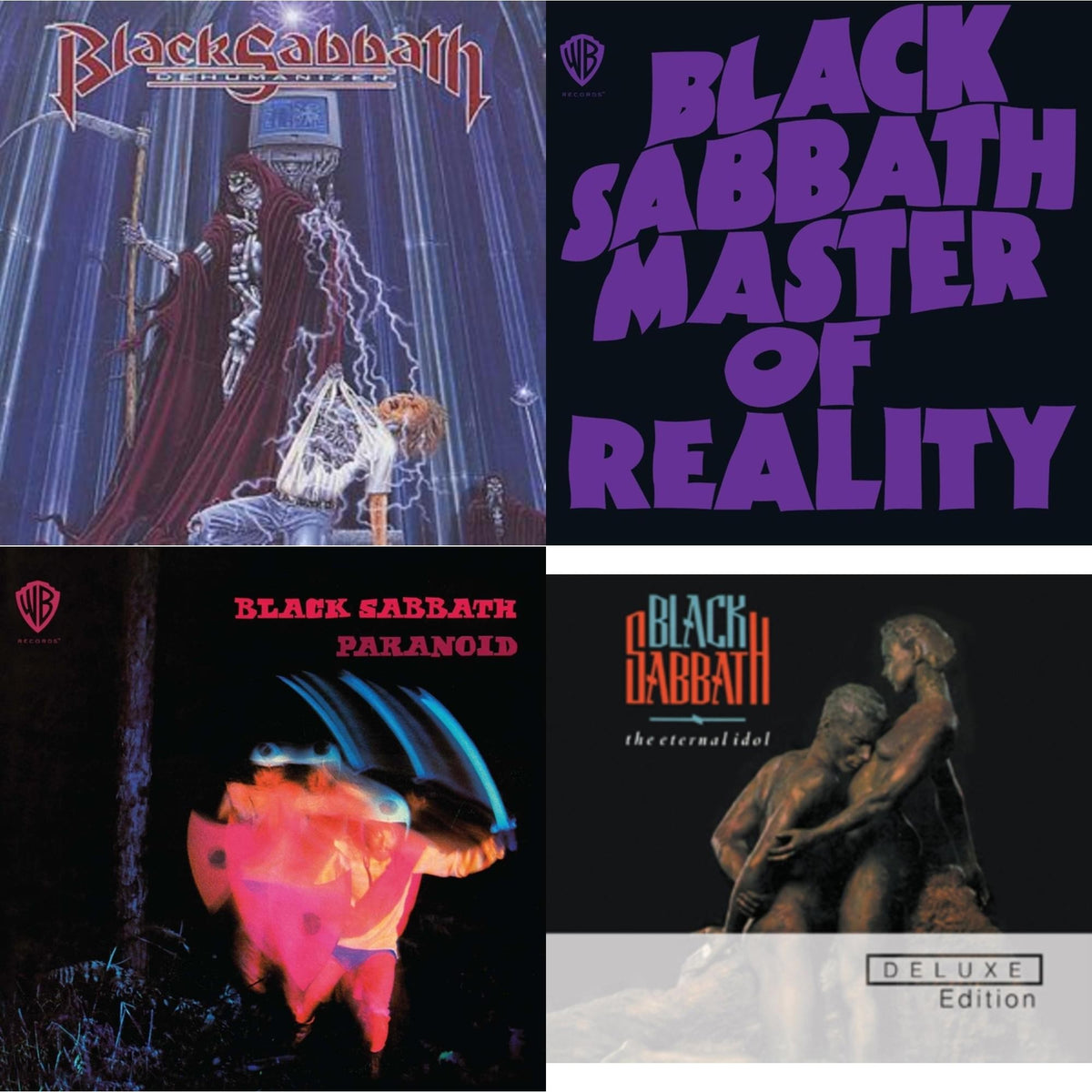 Dehumanizer & Master Of Reality & Paranoid & Eternal Idol