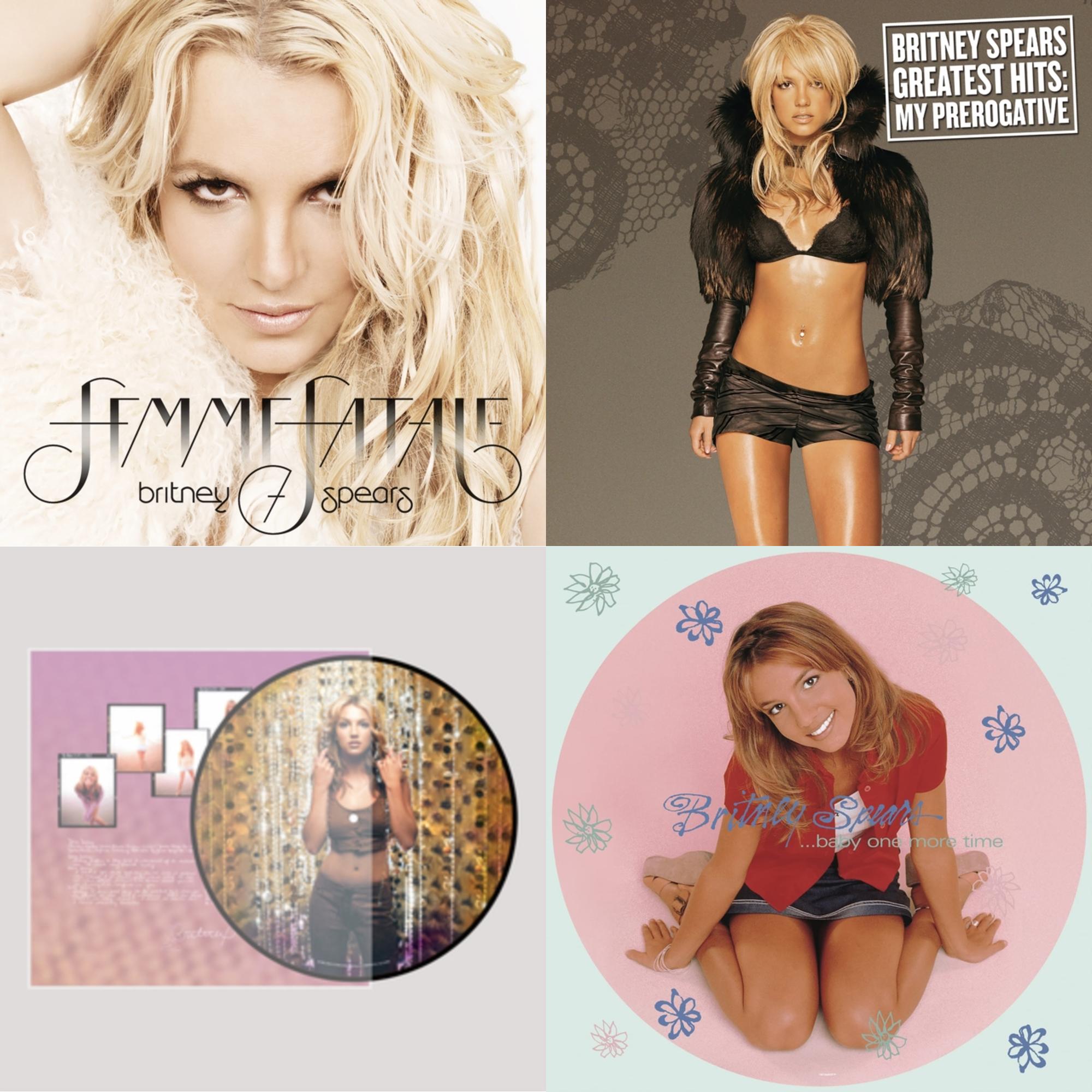Baby One More Time (Picture Disc/140G/Dl Code) & Oops!... I Did It Again (20Th Anniversary Edition Picture LP Vinyl) & Femme Fatale & Greatest Hits : My Prerogative (2LP)