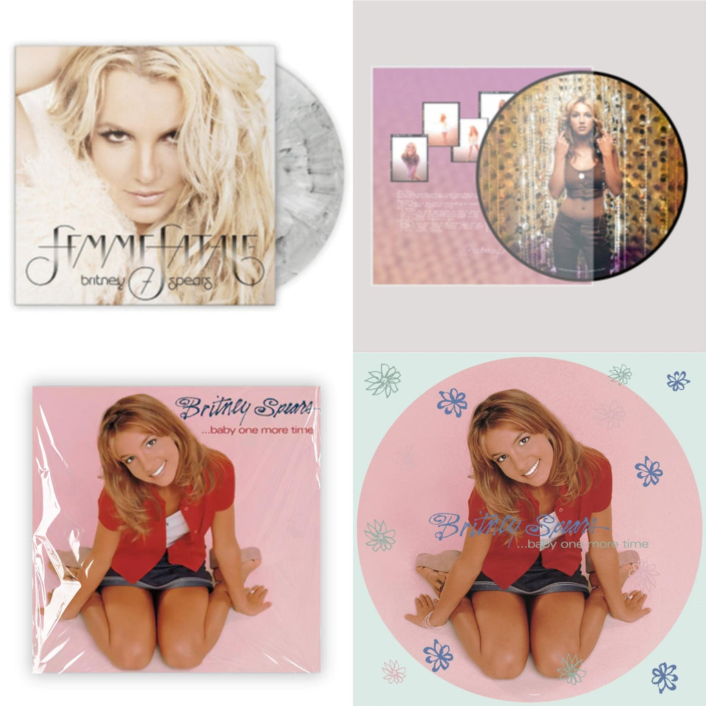 Baby One More Time (Picture Disc/140G/Dl Code) & Oops!... I Did It Again (20Th Anniversary Edition Picture LP Vinyl) & Baby One More Time & Femme Fatale (Light Grey Marbled LP Vinyl/Import)