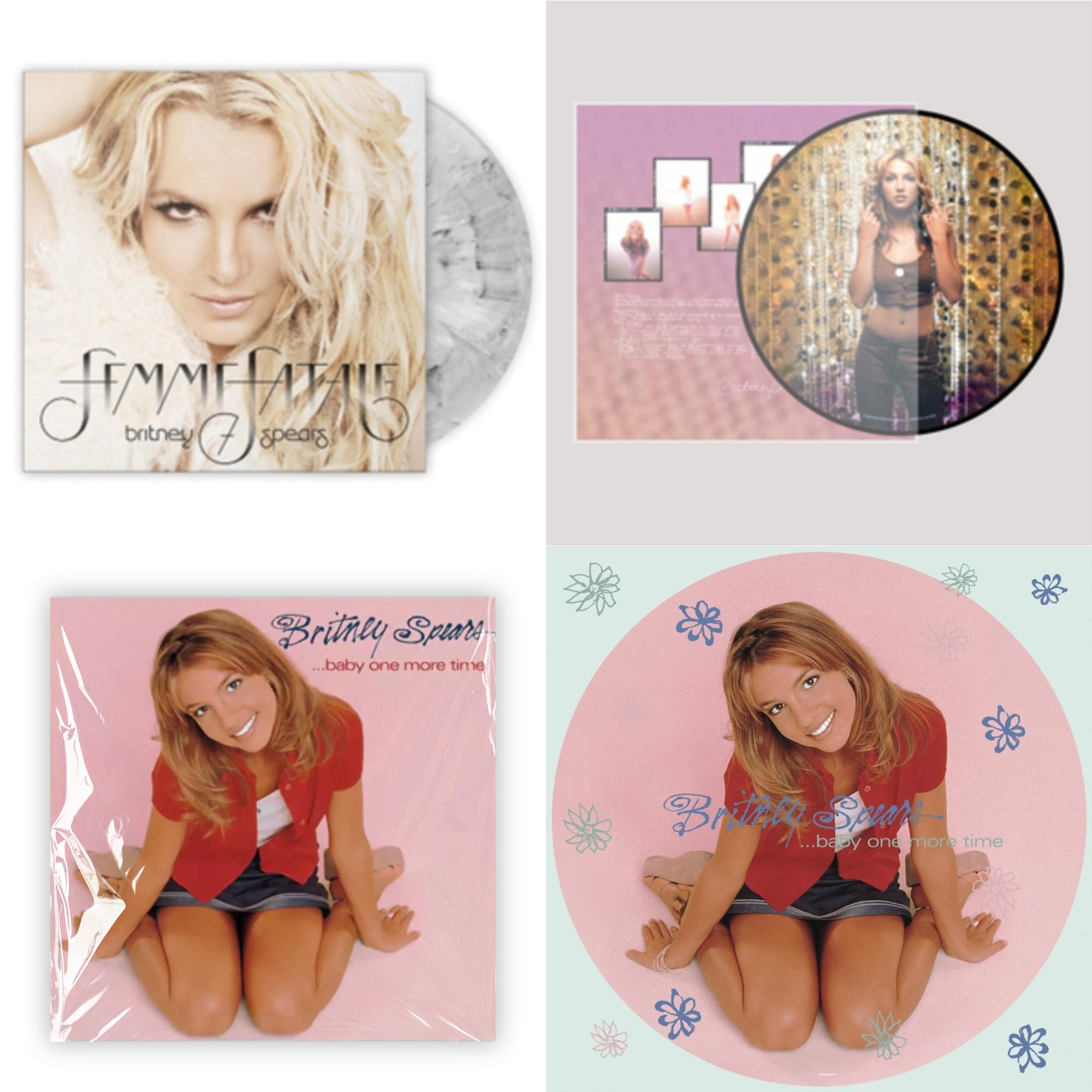 Baby One More Time (Picture Disc/140G/Dl Code) & Oops!... I Did It Again (20Th Anniversary Edition Picture LP Vinyl) & Baby One More Time & Femme Fatale (Light Grey Marbled LP Vinyl/Import)