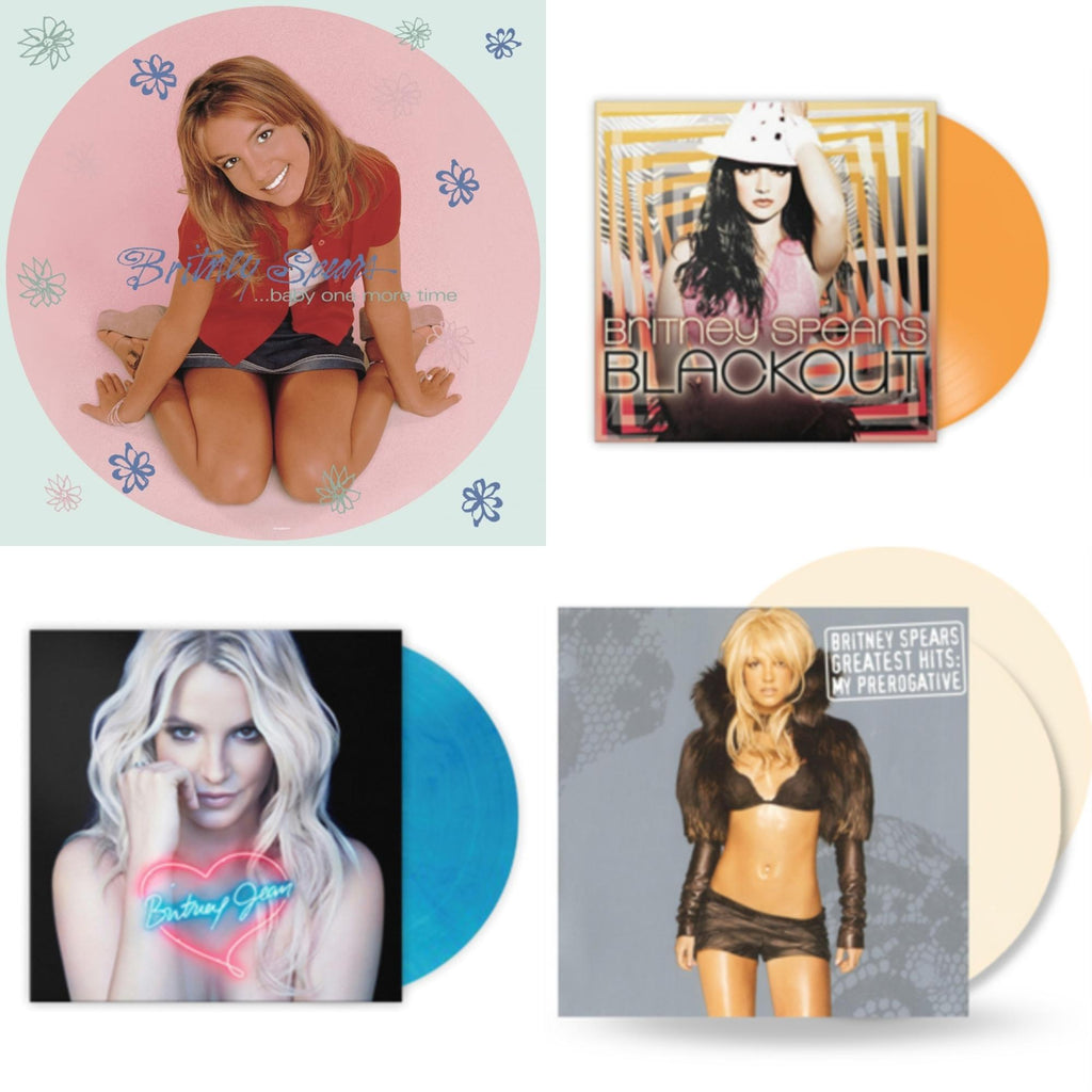 Baby One More Time (Picture Disc/140G/Dl Code) & Blackout (Orange LP Vinyl/Import) & Britney Jean (Blue Marbled LP Vinyl/Import) & Greatest Hits: My Prerogative (2LP/Cream Vinyl/Import)