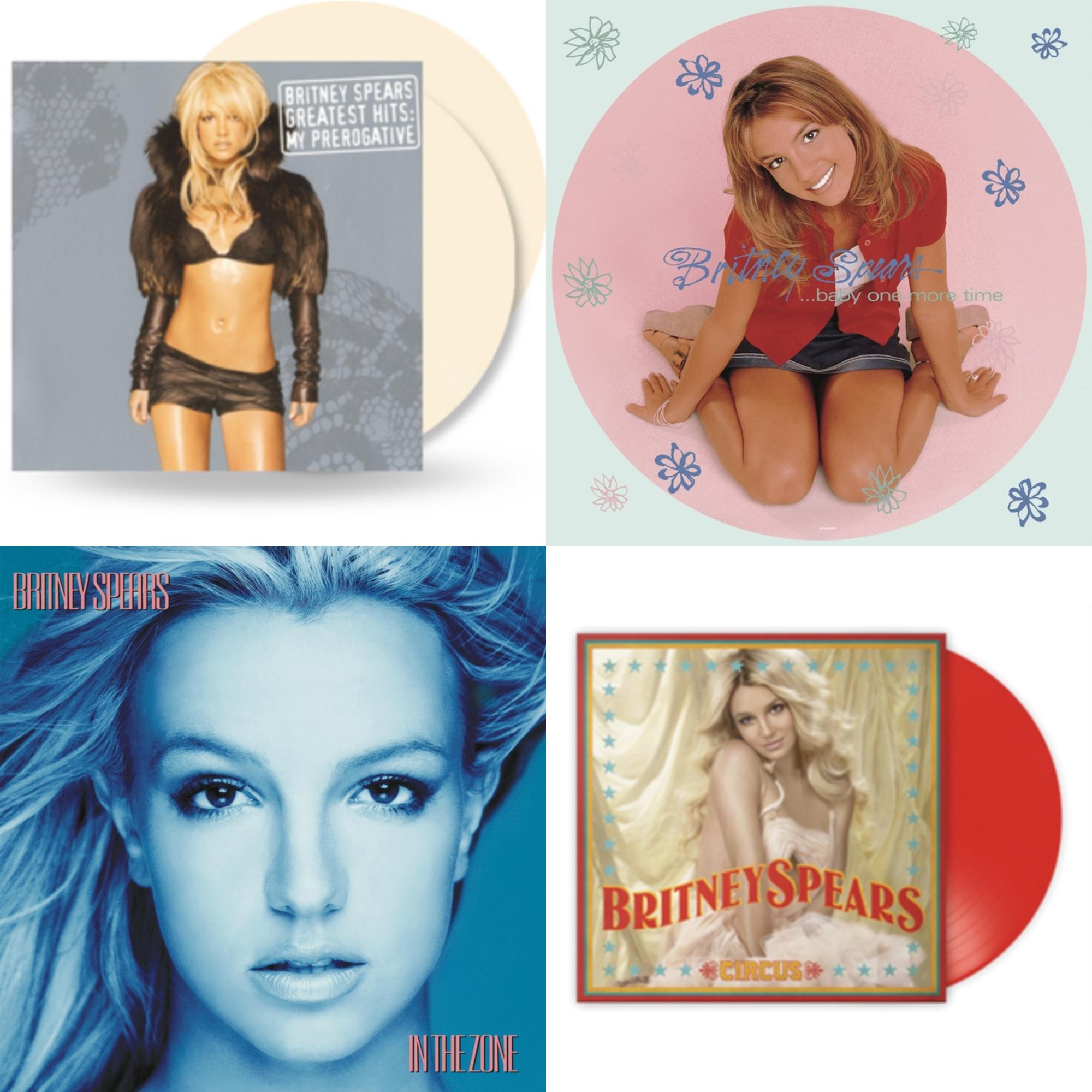Baby One More Time (Picture Disc/140G/Dl Code) & In The Zone & Circus (Red LP Vinyl/Import) & Greatest Hits: My Prerogative (2LP/Cream Vinyl/Import)