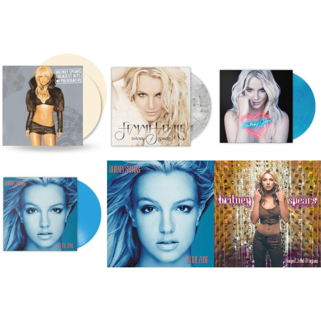 This is a 6 LP Vinyl SKU bundle.
1.This LP Vinyl is brand new.Format: LP VinylMusic Style: HouseThis item's title is: Greatest Hits: My Prerogative (2LP/Cream Vinyl/Import)Artist: Britney SpearsLabel: SONY MUSIC CMGBarcode: 196587792015Release Date: 5/26/2023
2.