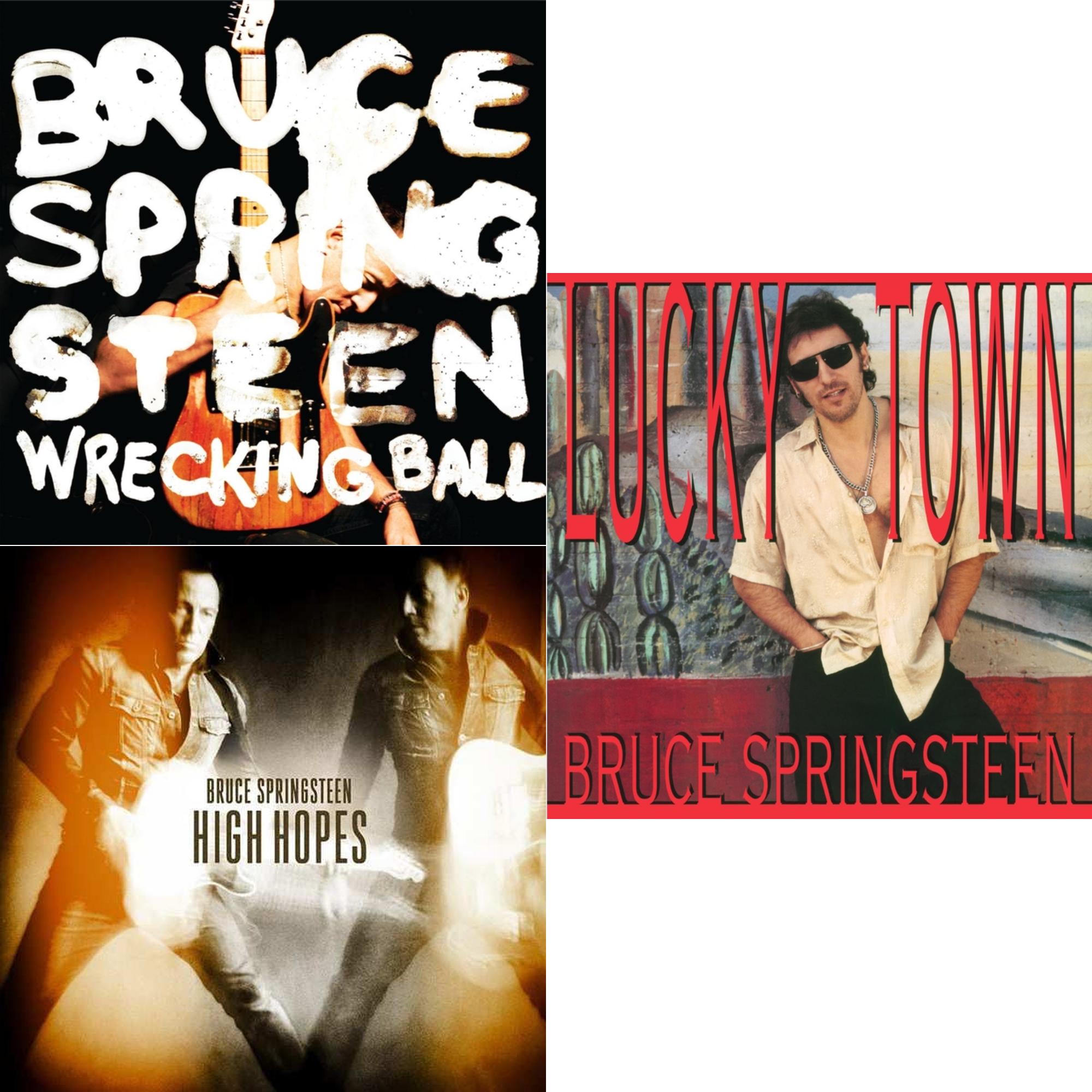 Wrecking Ball (2LP) & High Hopes (2LP/CD/180G) & Lucky Town (140G/Dl Code)