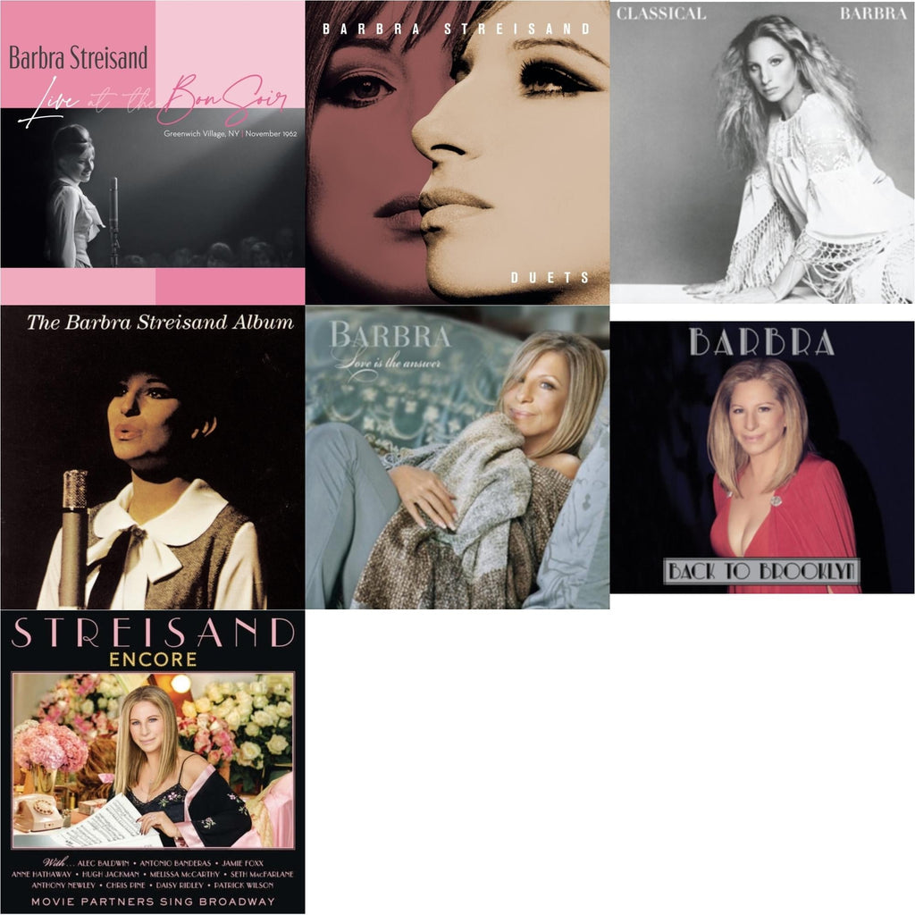 Live At The Bon Soir & Duets & Classical Barbra & Barbra Streisand Album & Love Is The Answer & Back To Brooklyn & Encore: Movie Partners Sing Broadway