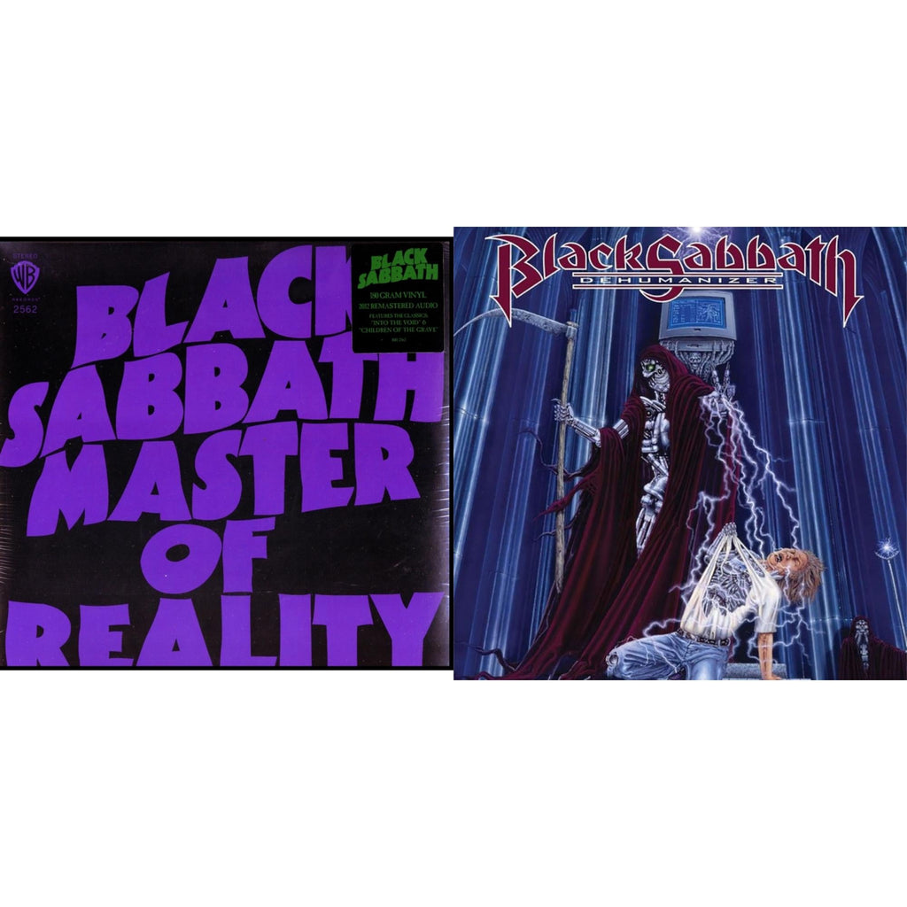 This is a 2 LP Vinyl SKU bundle.
1.This LP Vinyl is brand new.Format: LP VinylThis item's title is: Master Of Reality (180G)Artist: Black SabbathLabel: RHINO/WARNER BROS.Barcode: 081227946739Release Date: 8/5/2016
2.This LP Vinyl is brand new.