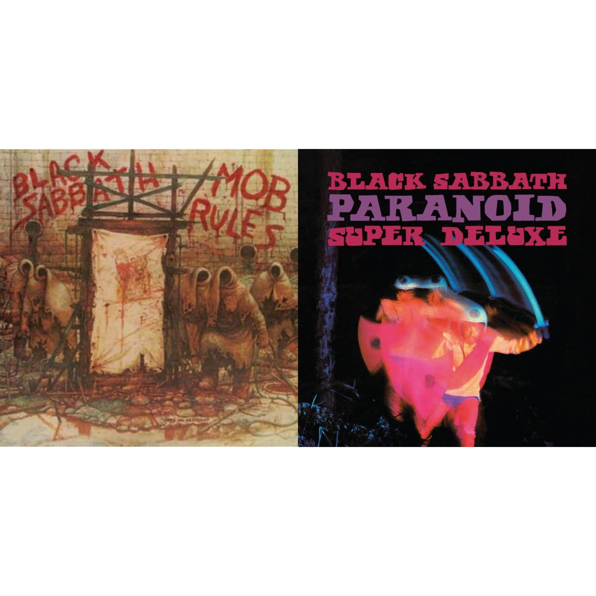 This is a 2 LP Vinyl SKU bundle.
1.This LP Vinyl is brand new.Format: LP VinylMusic Style: Hard RockThis item's title is: Paranoid (Deluxe Edition)Artist: Black SabbathLabel: Warner RecordsBarcode: 603497846443Release Date: 10/9/2020
2.This LP Vinyl is brand new.