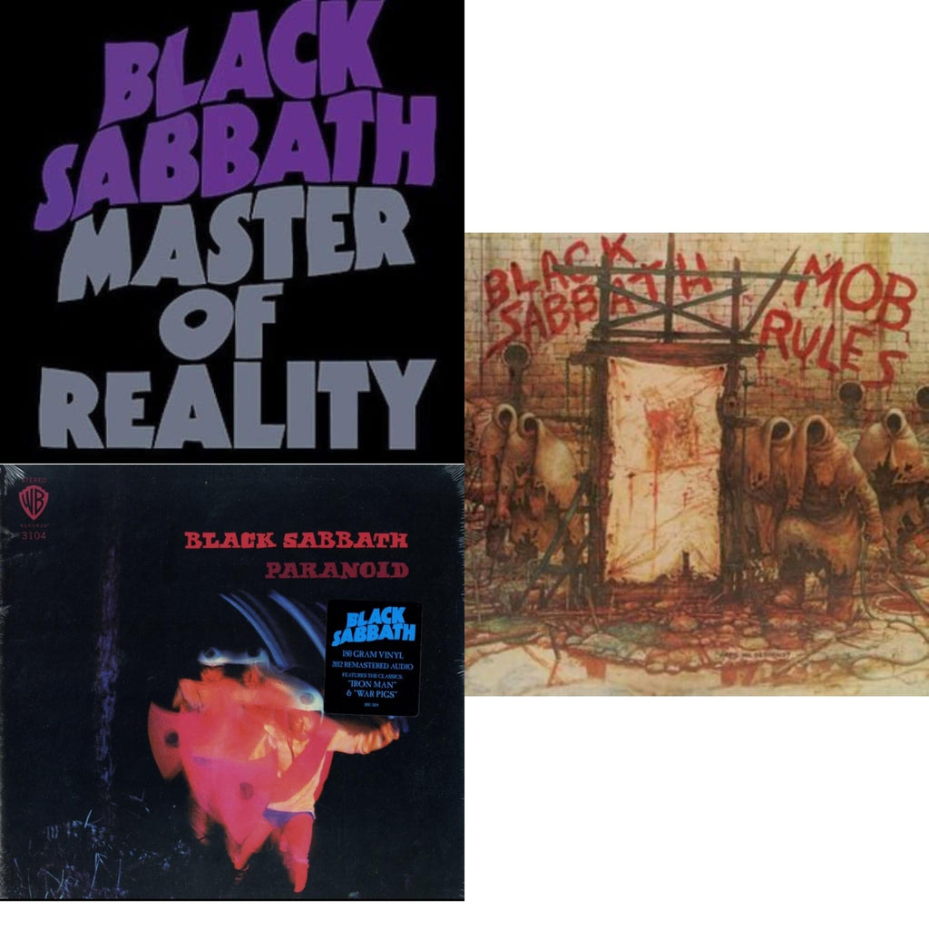 Paranoid (180G) & Master Of Reality & Mob Rules (Deluxe/2LP)