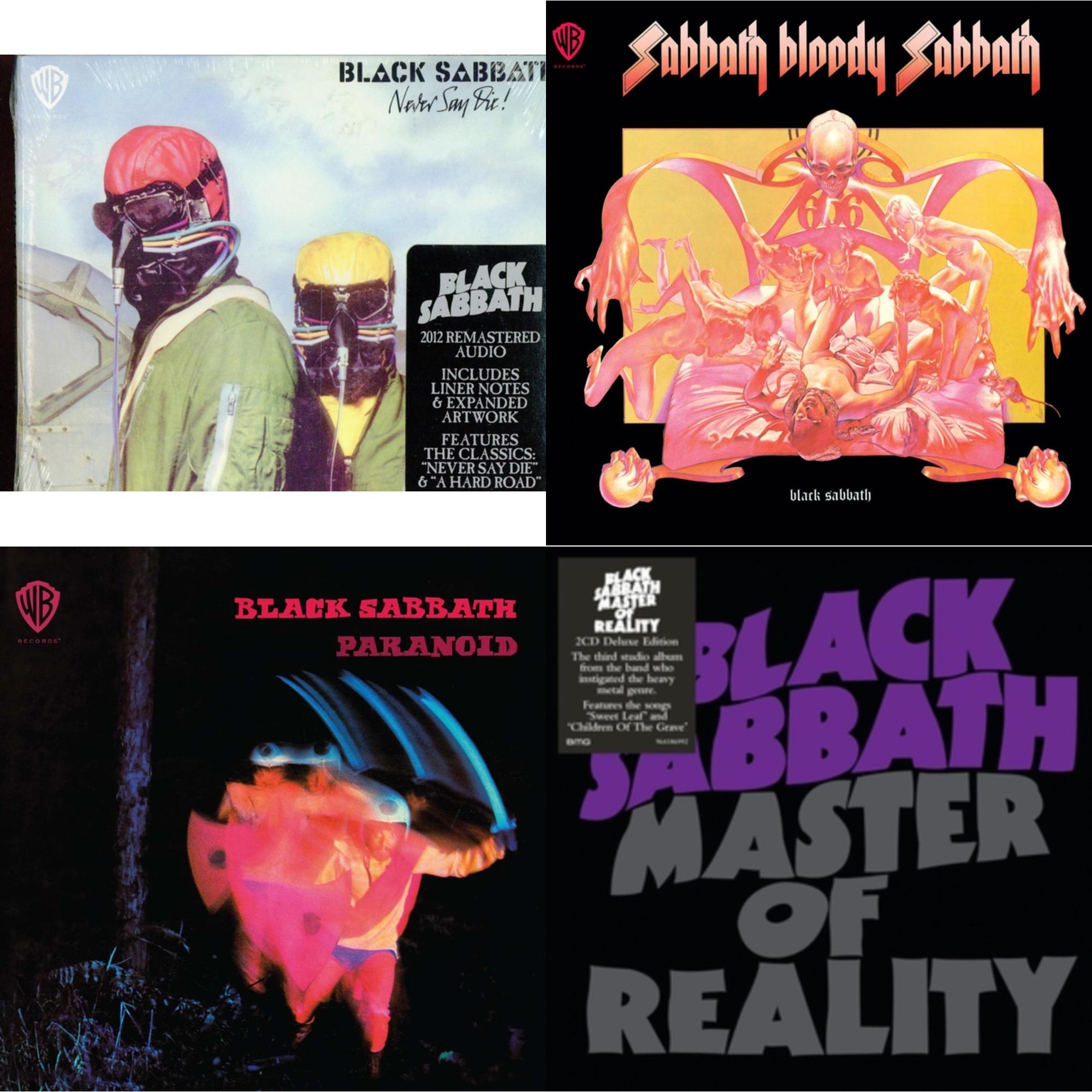 Never Say Die & Sabbath Bloody Sabbath & Paranoid & Master Of Reality (Deluxe Edition/2CD)