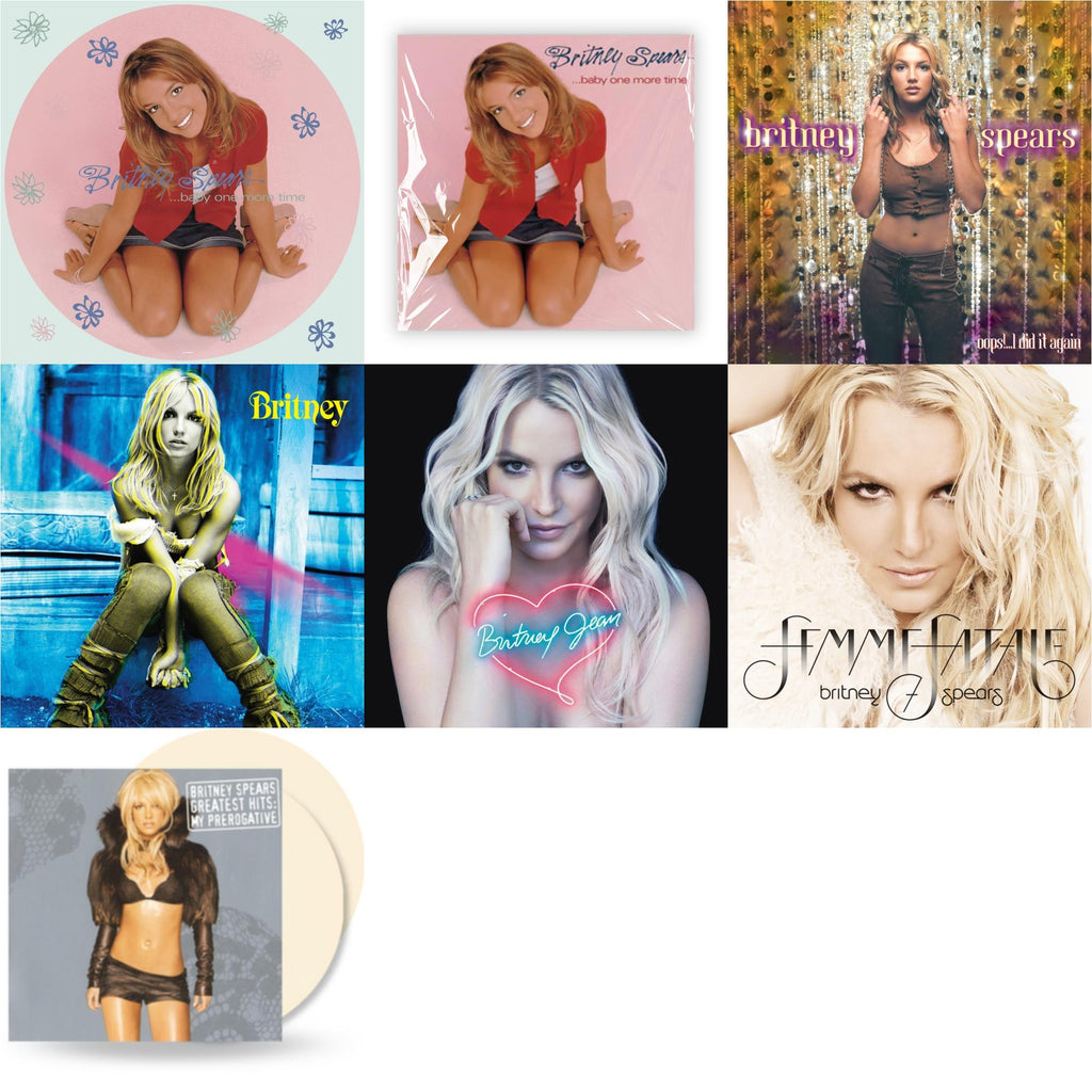 Baby One More Time (Picture Disc/140G/Dl Code) & Baby One More Time & Oops!... I Did It Again & Britney & Britney Jean & Femme Fatale & Greatest Hits: My Prerogative (2LP/Cream Vinyl/Import)