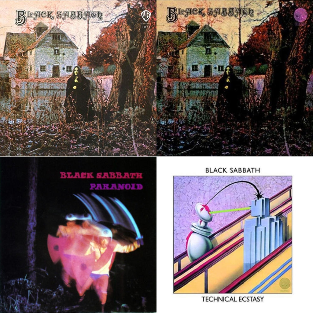 Black Sabbath (180G) & Black Sabbath (LP/CD) (180G) & Paranoid & Technical Ecstasy