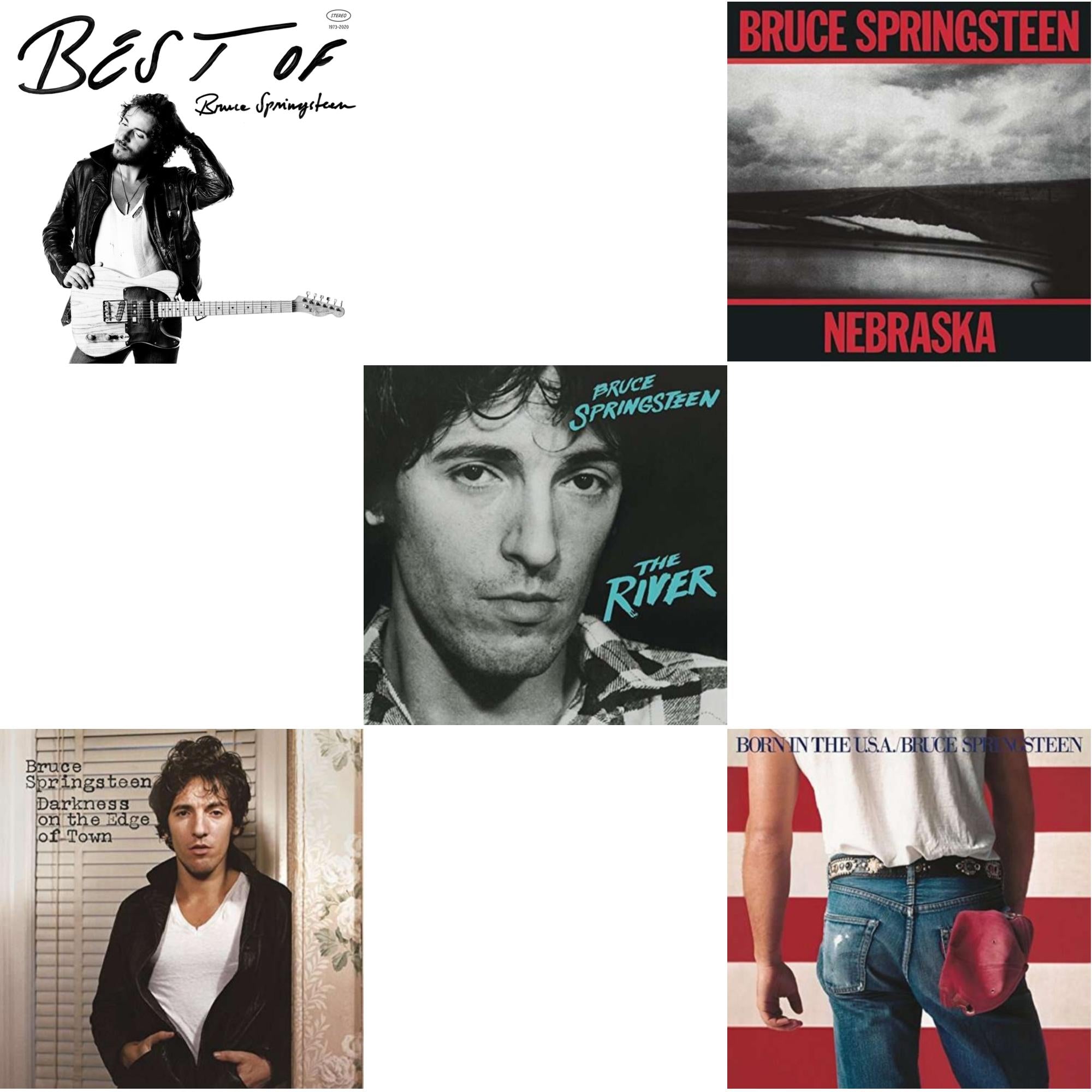 Best Of Bruce Springsteen & Darkness On The Edge Of Town & River & Nebraska & Born In The Usa